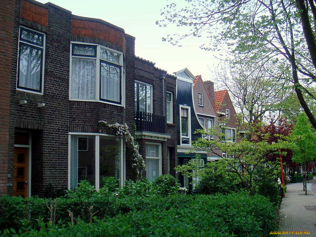 голландия, заанстад, города, здания, дома