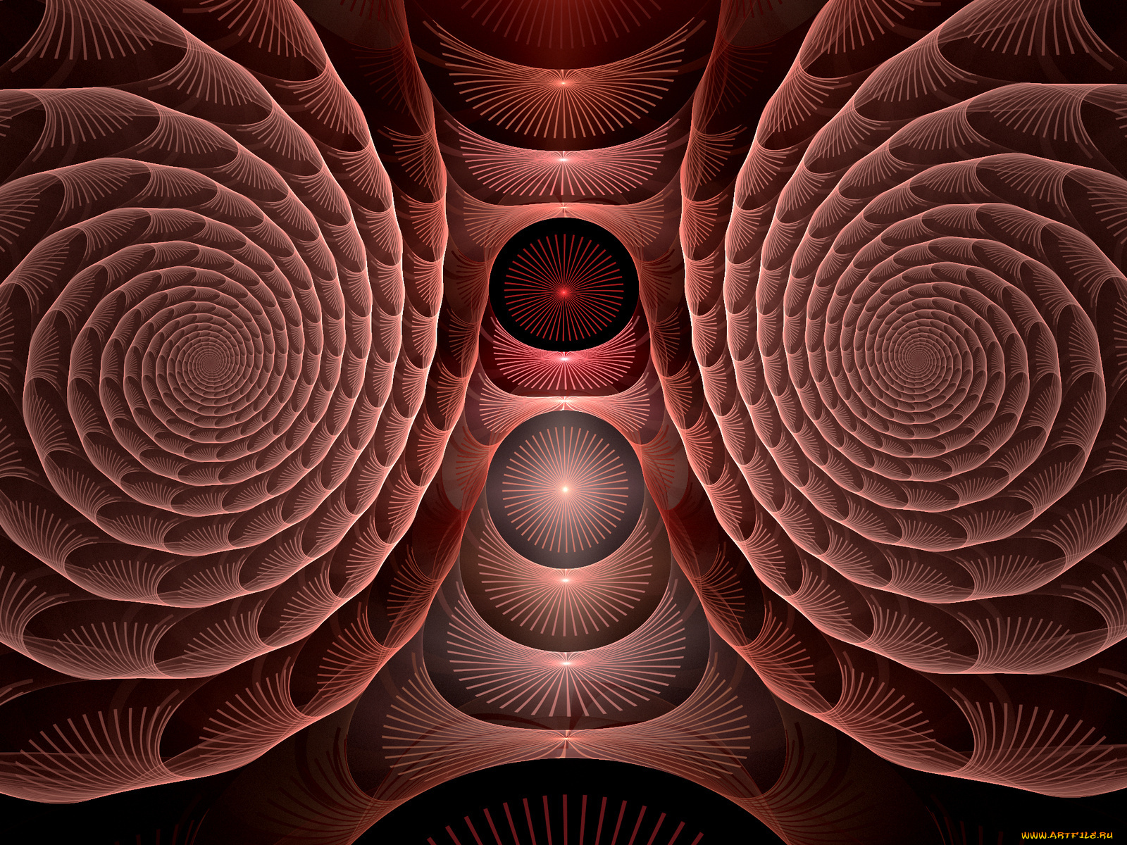 3д, графика, fractal, фракталы, цвета, узор, фрактал