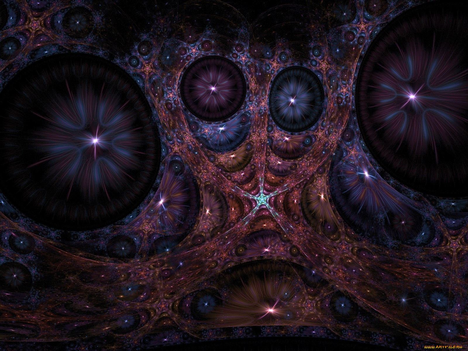 3д, графика, fractal, фракталы, фон, цвета, узор