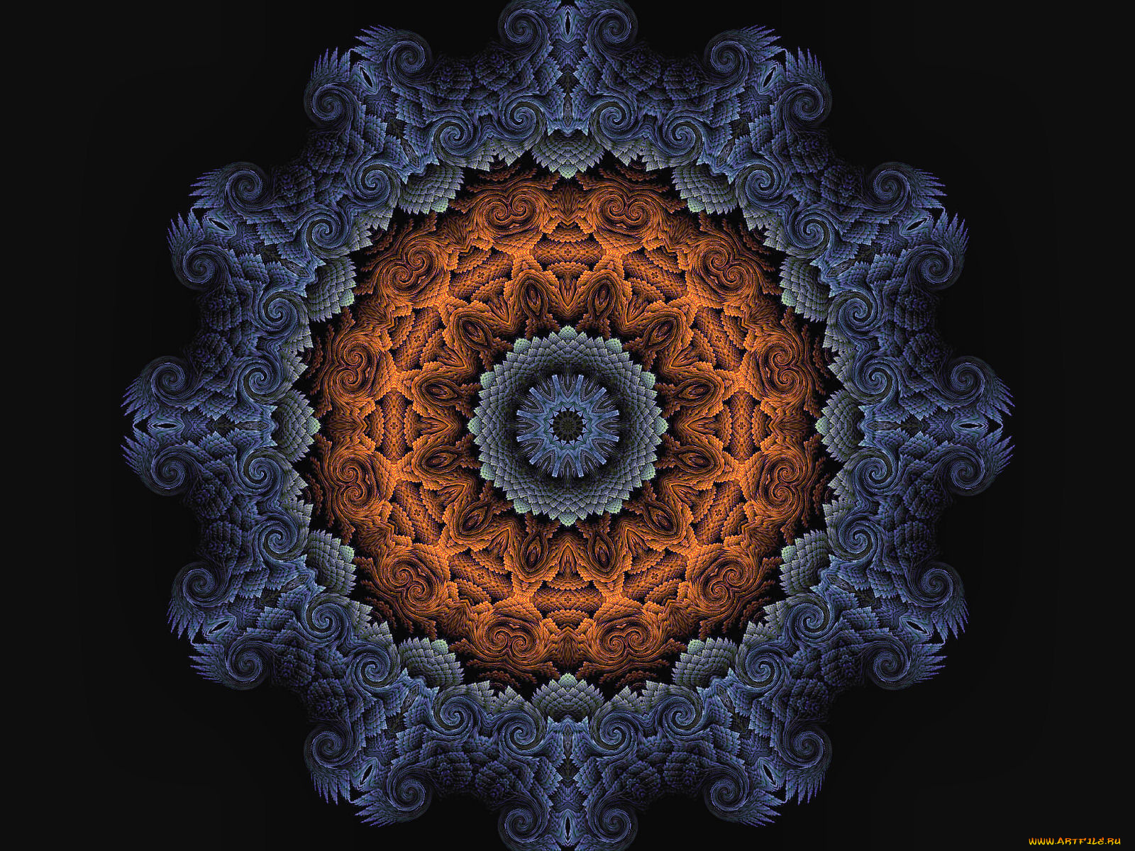 3д, графика, fractal, фракталы, узор