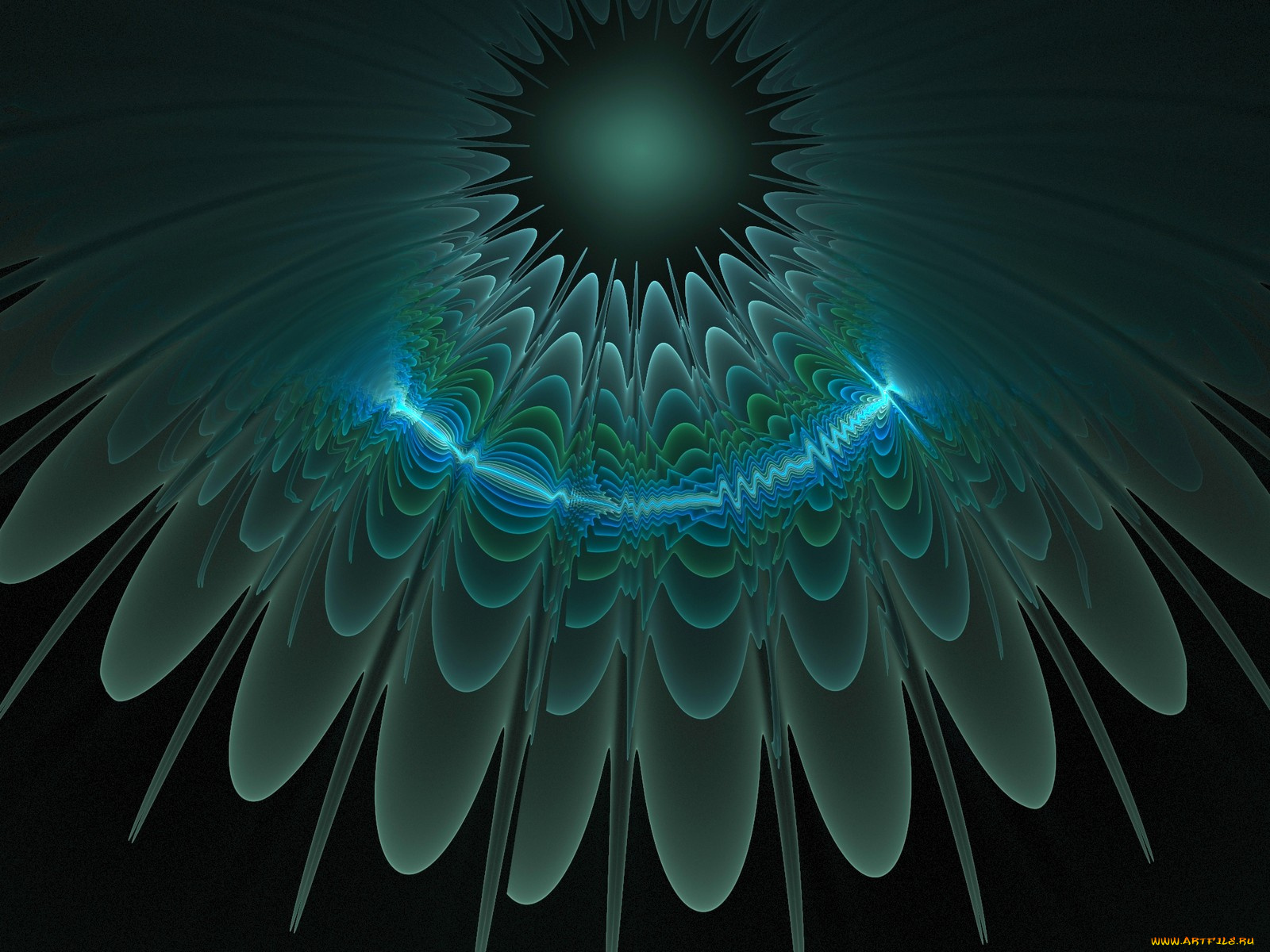 3д, графика, fractal, фракталы, узор, цвета, фон