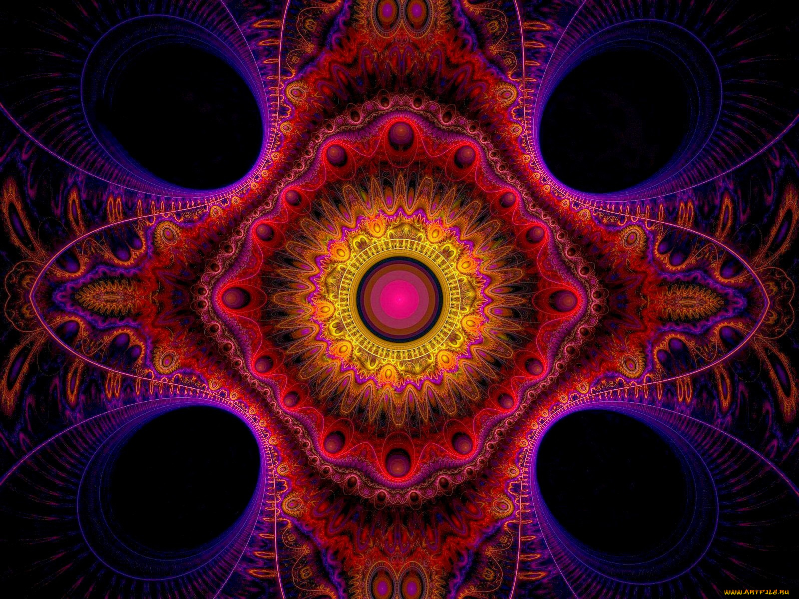 3д, графика, fractal, фракталы, узор, цвета, фон