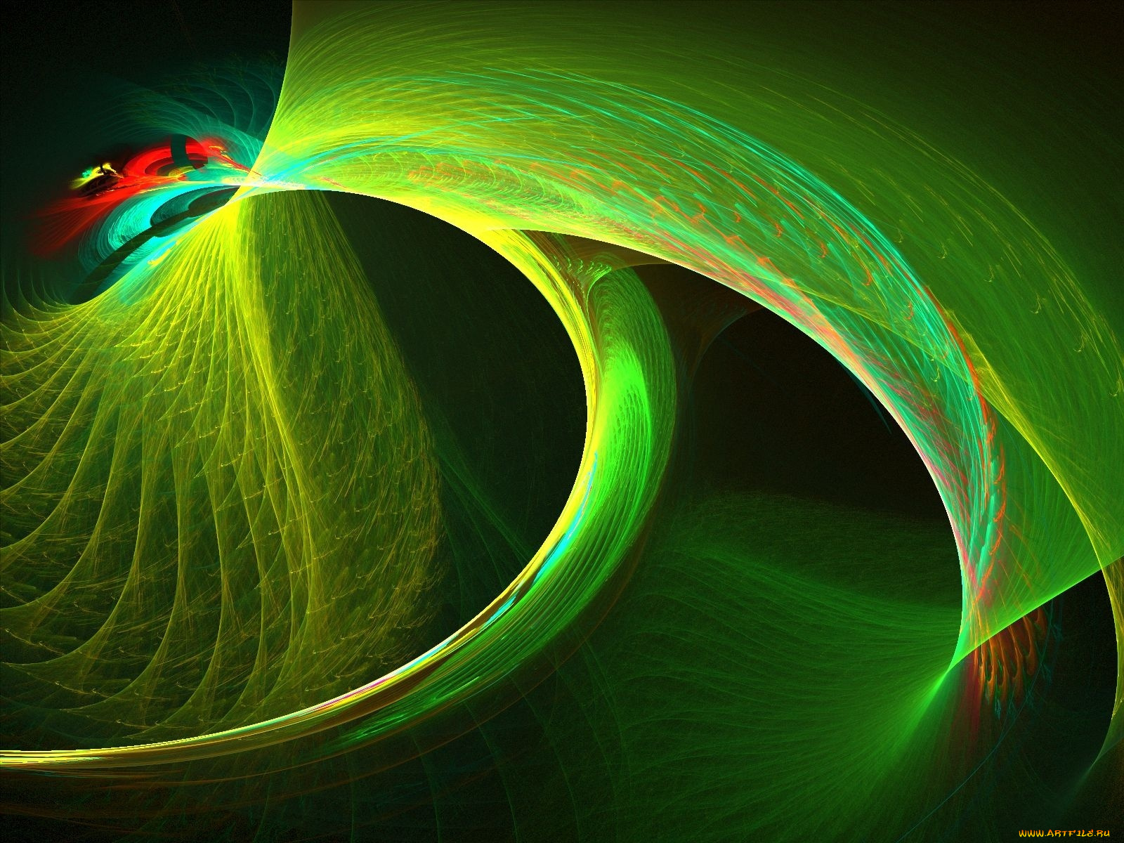 3д, графика, fractal, фракталы, узор, цвета, фон