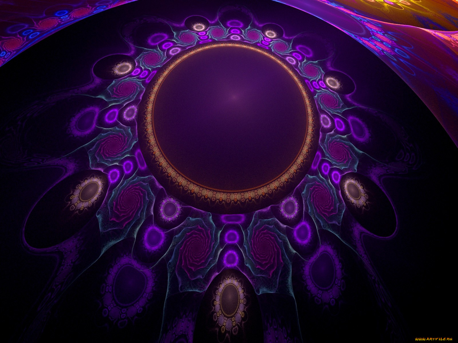 3д, графика, fractal, фракталы, узор, цвета, фон