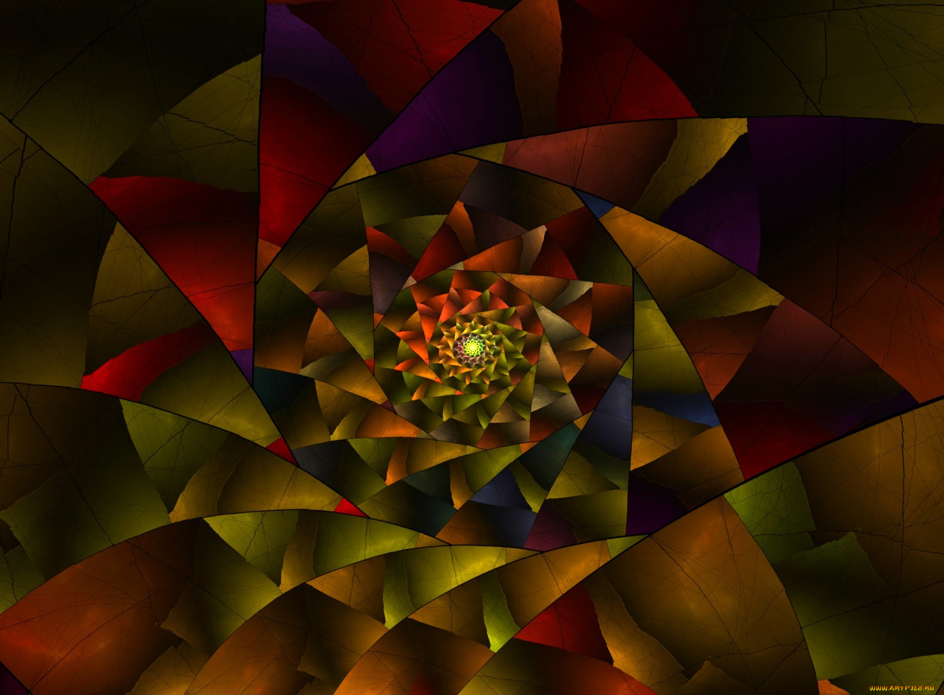 3д, графика, fractal, фракталы, фон, узор, цвета