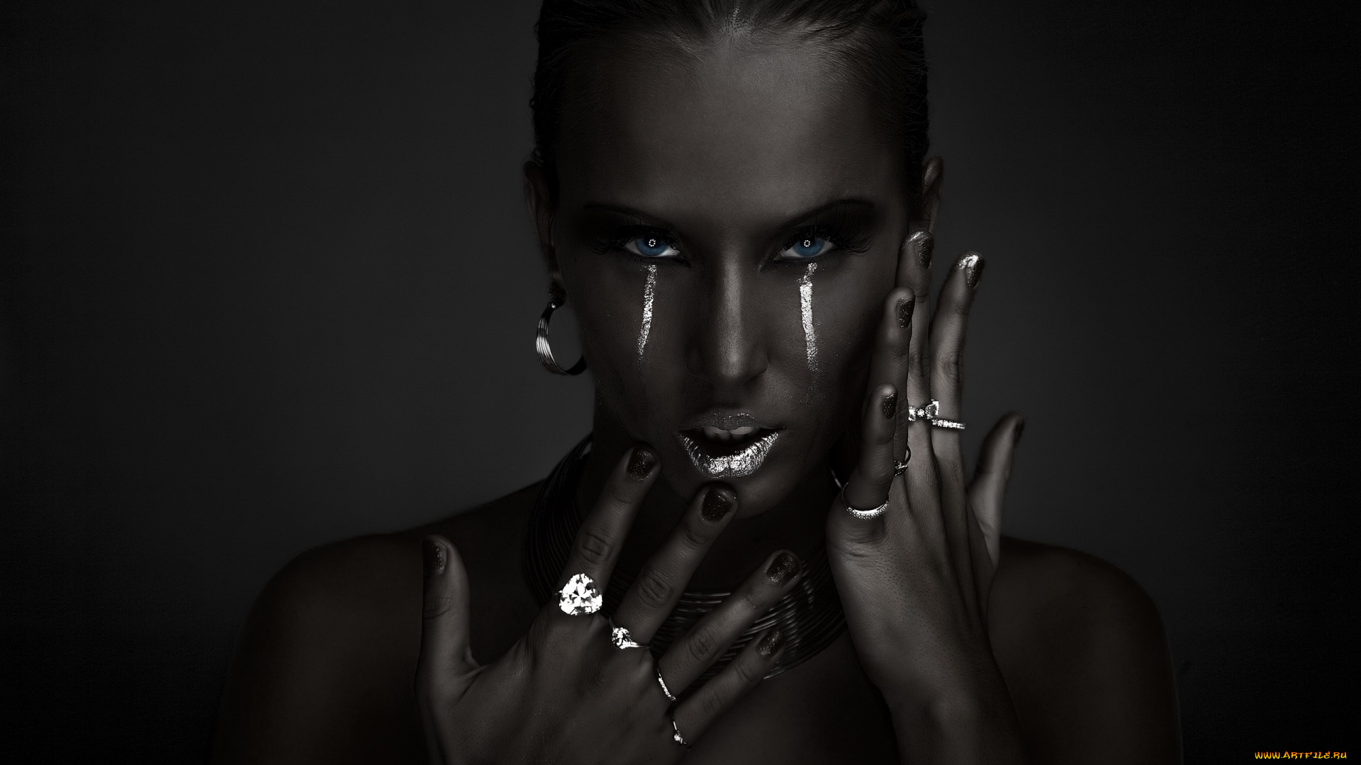 -Unsort, Креатив, девушки, unsort, креатив, белое, черное