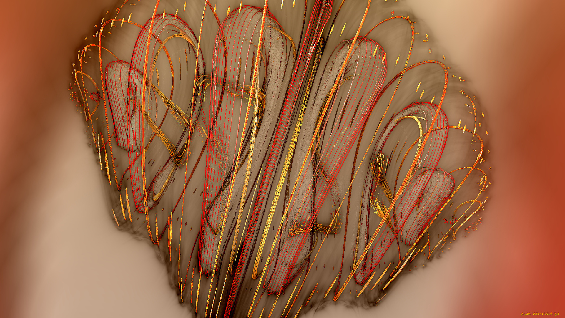 3д, графика, fractal, фракталы, цвета, узор, фрактал