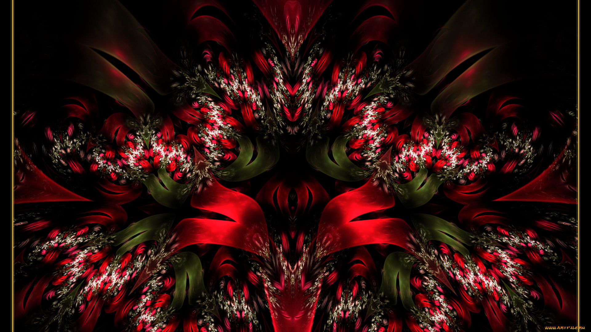 3д, графика, fractal, фракталы, узор, цвета, фон