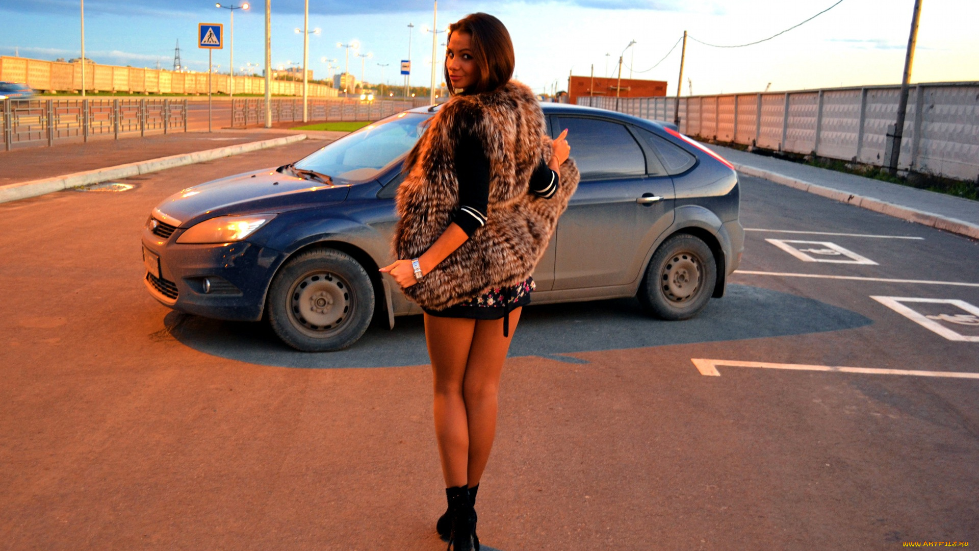 автомобили, авто, девушками, girl, auto