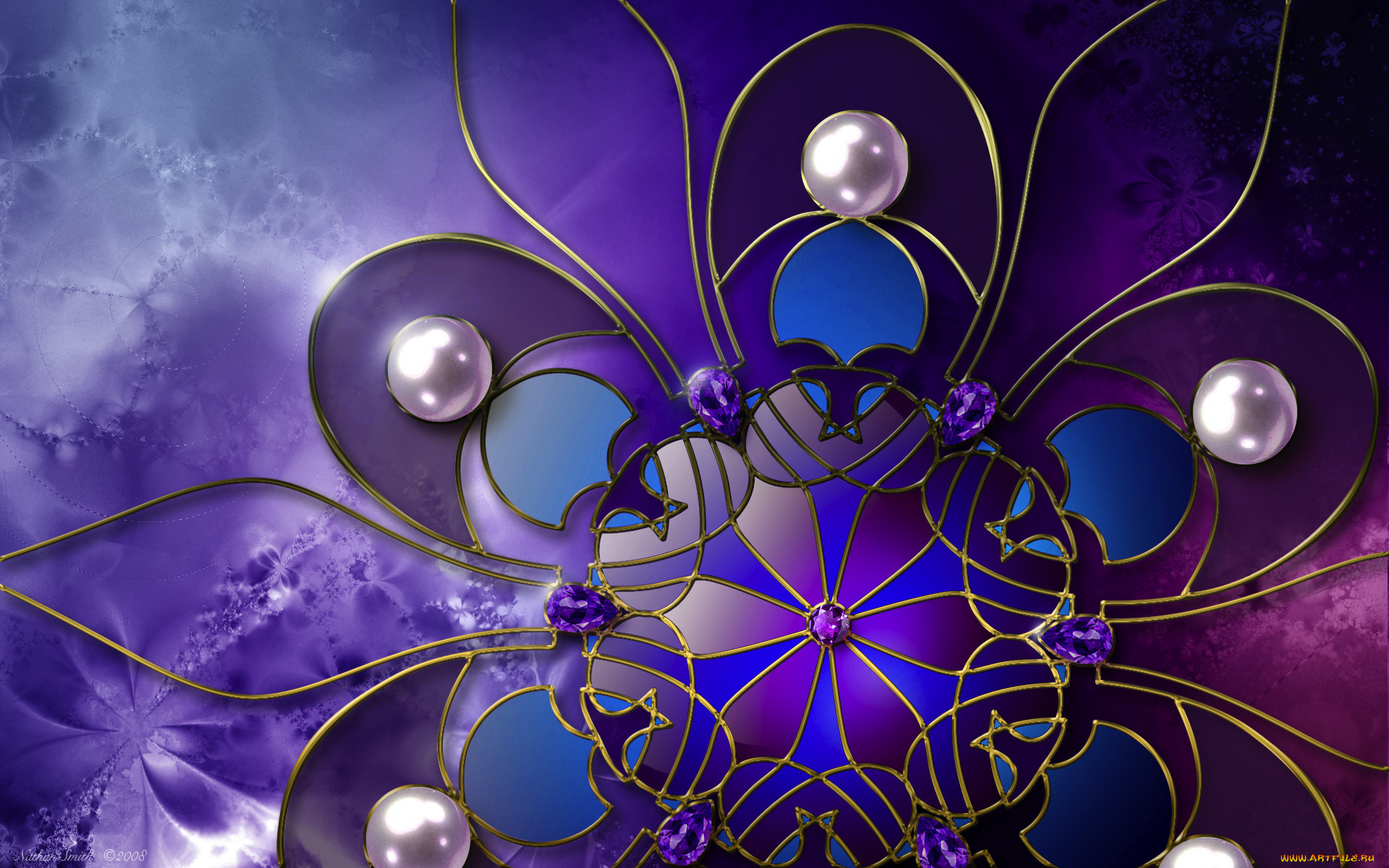 3д, графика, fractal, фракталы, узор, цвета, фон