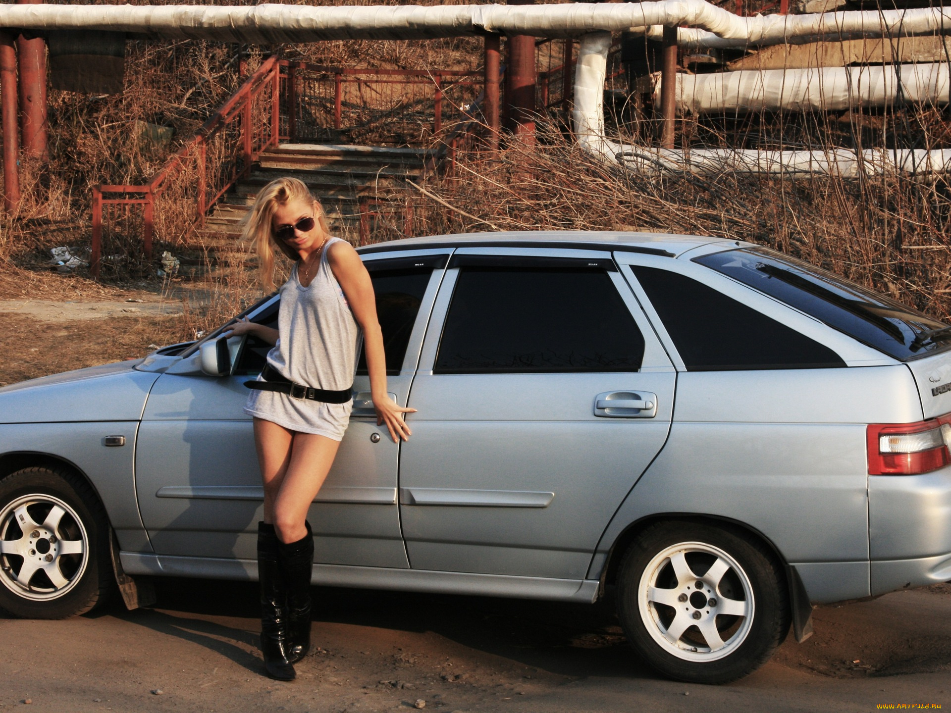 автомобили, авто, девушками, girl, auto