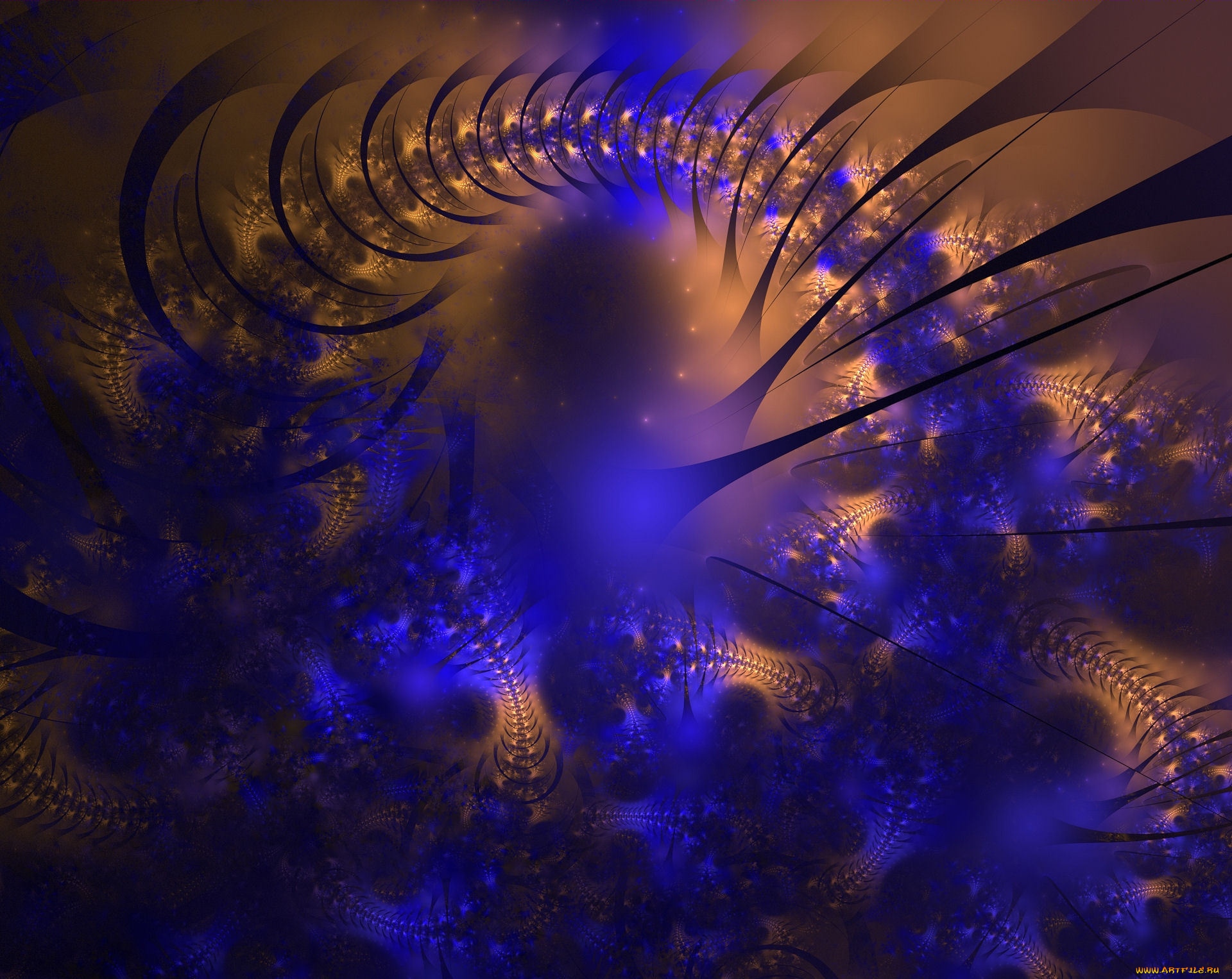 3д, графика, fractal, фракталы, фон, цвета, узор