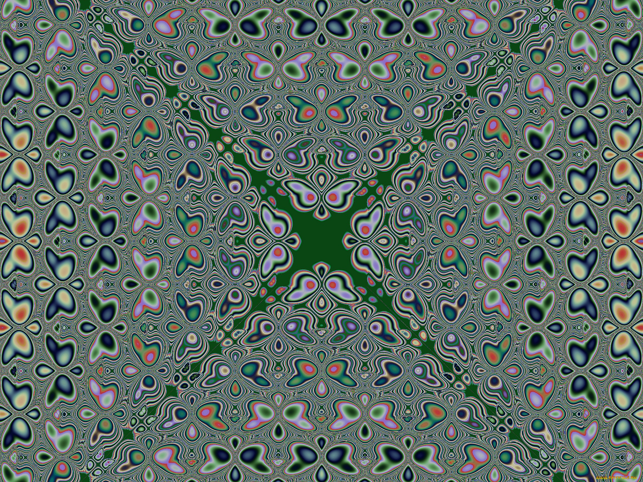 3д, графика, fractal, фракталы, цвета, узор, фрактал