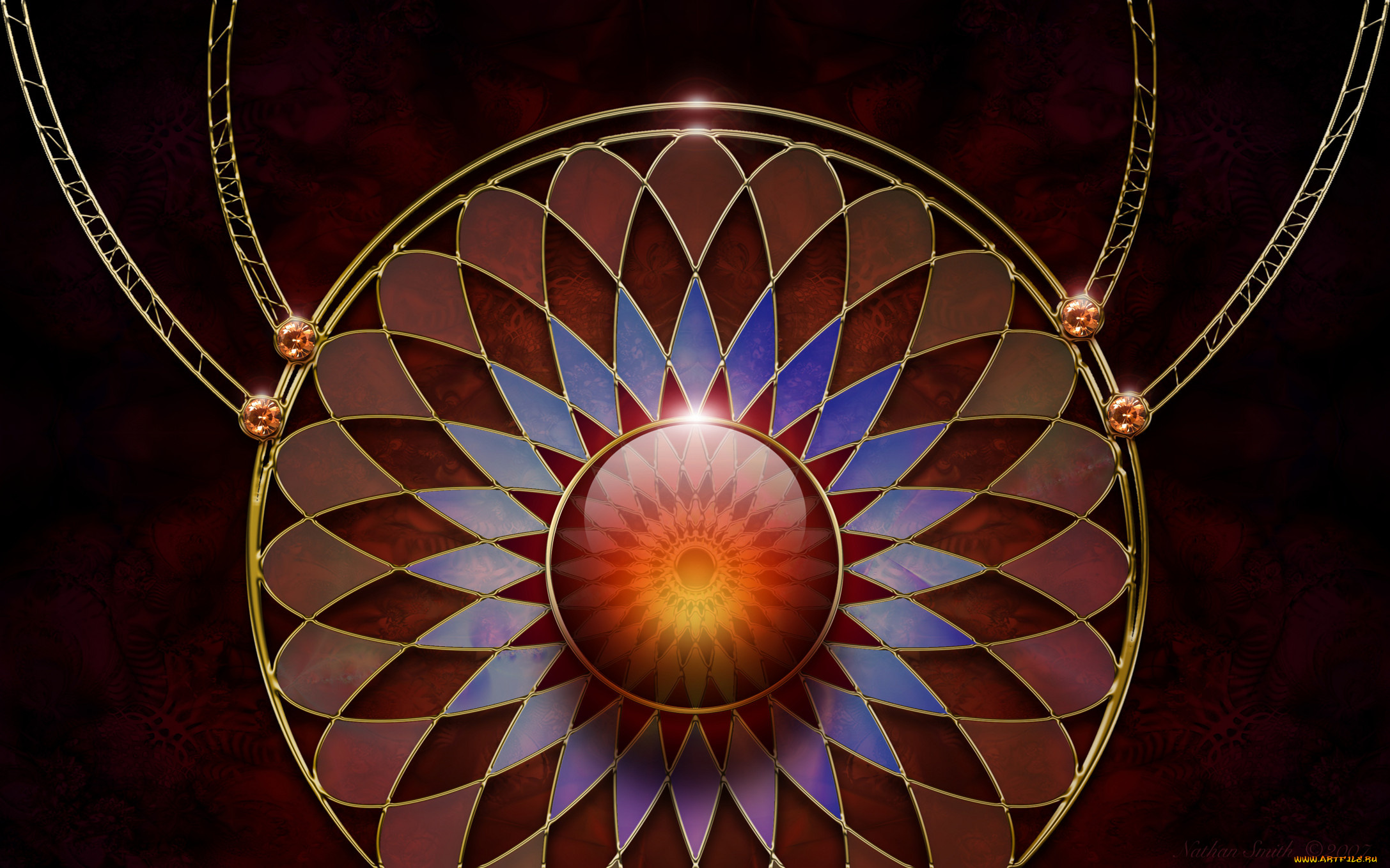 3д, графика, fractal, фракталы, узор, цвета