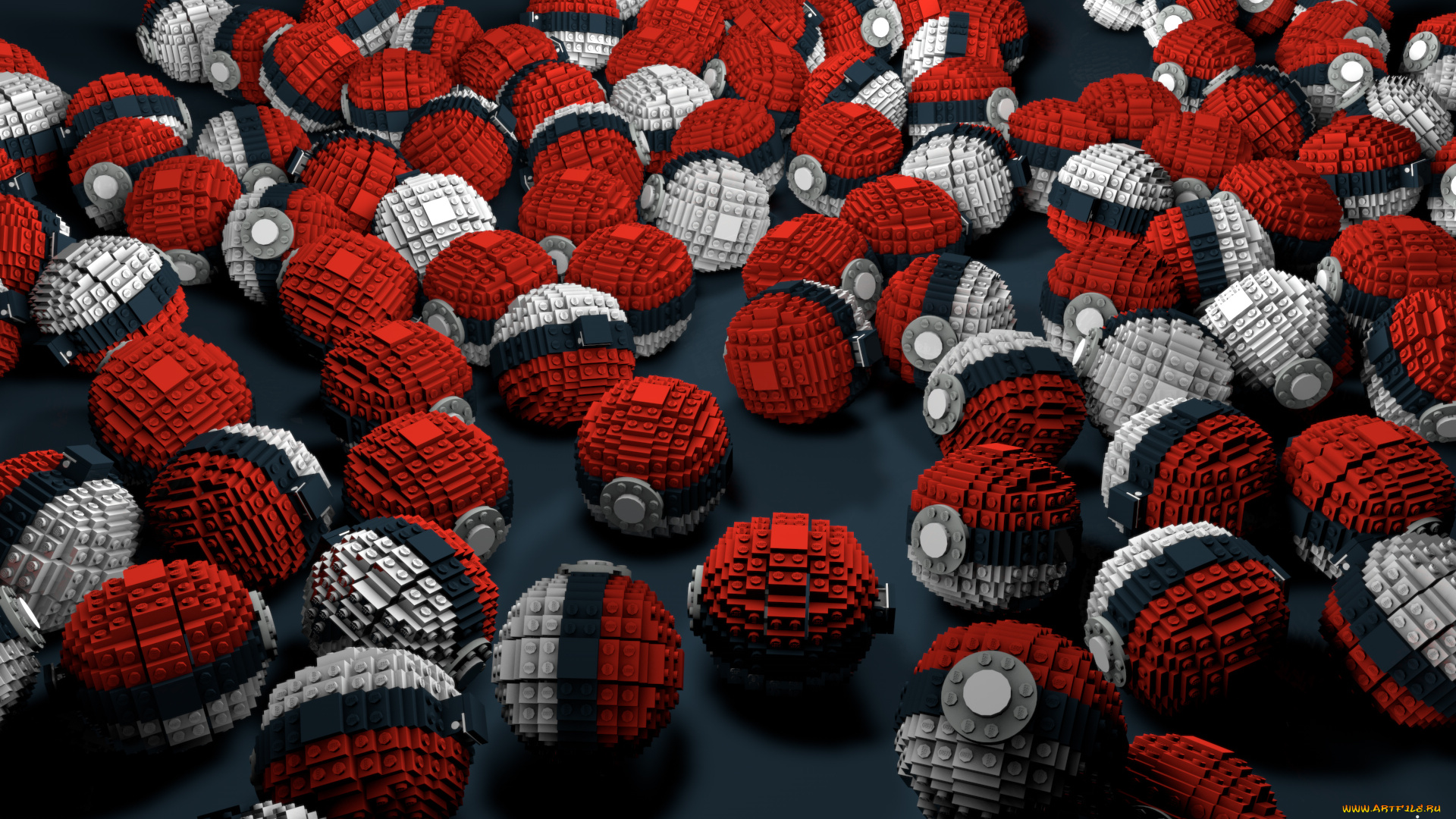 3д, графика, шары