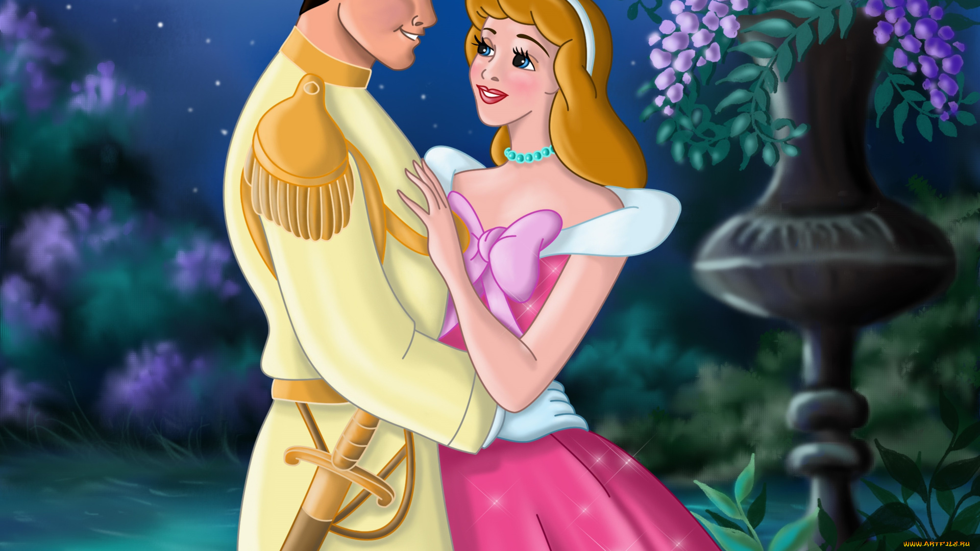 мультфильмы, cinderella, девушка, парень