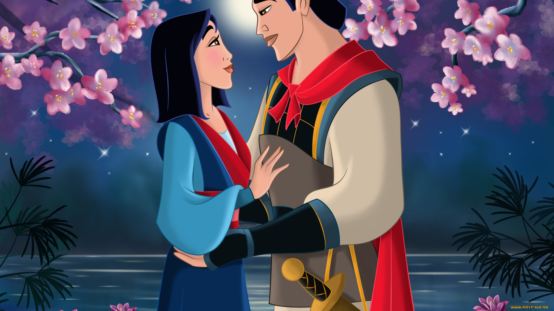 мультфильмы, mulan, свидание