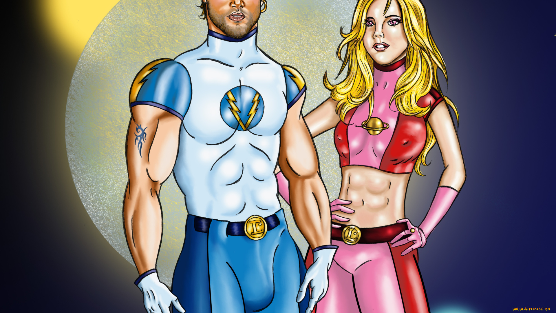 мультфильмы, unknown, разное, девушка, парень