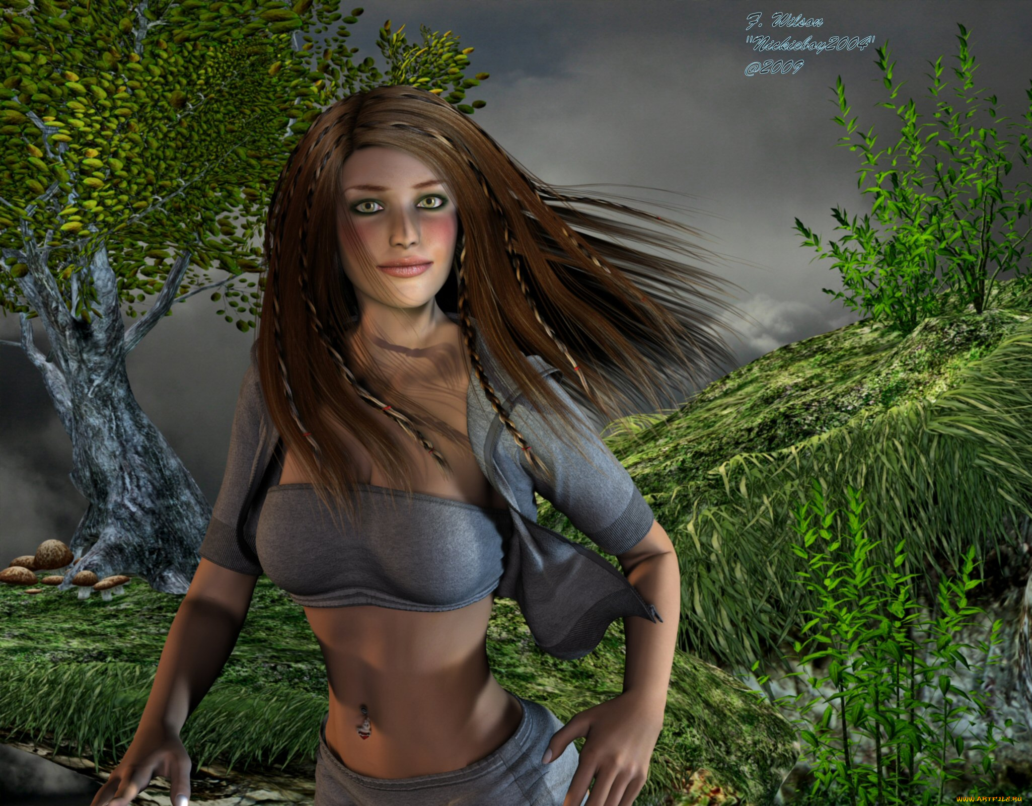 3д, графика, people, люди, девушка