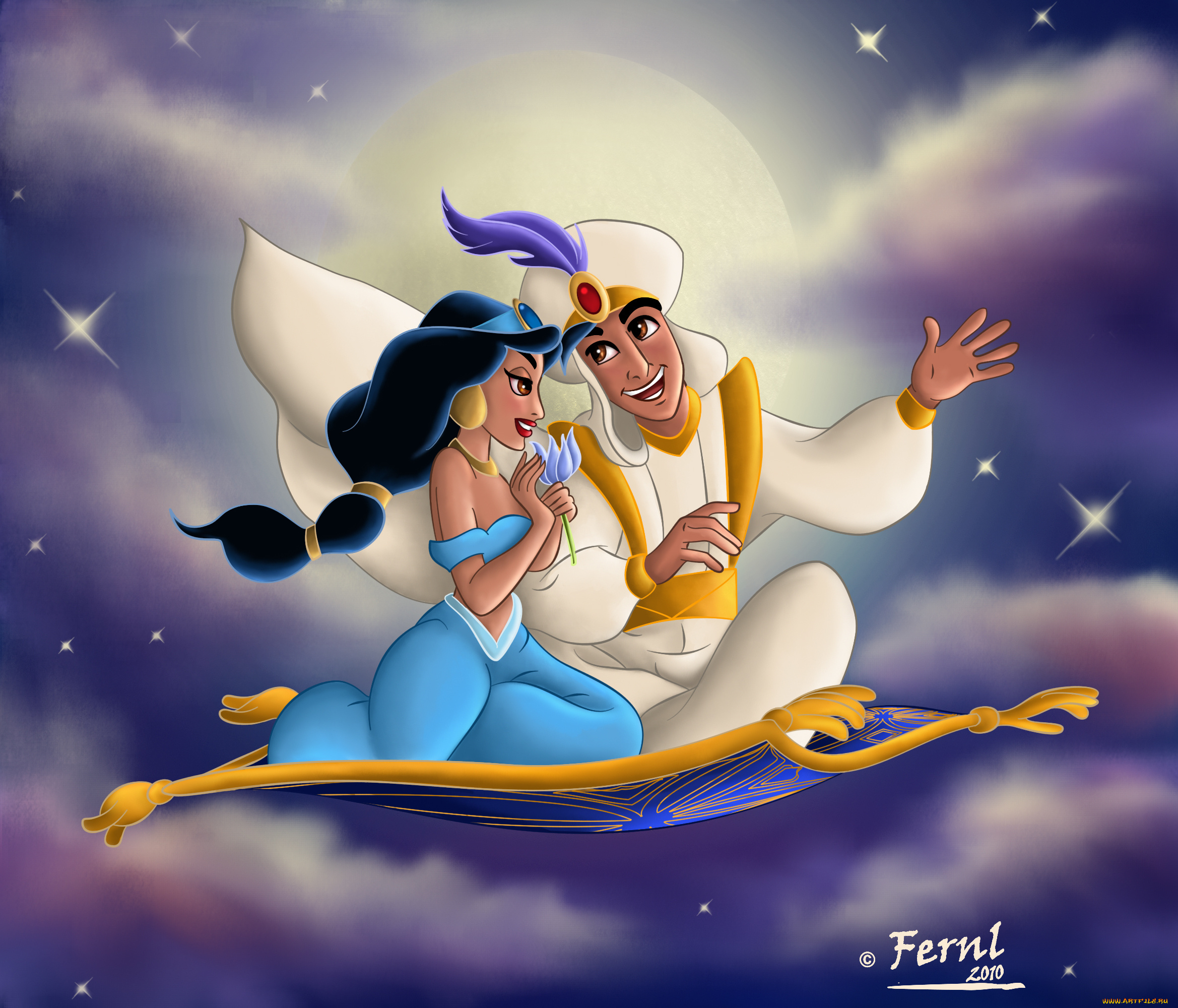 мультфильмы, aladdin, девушка