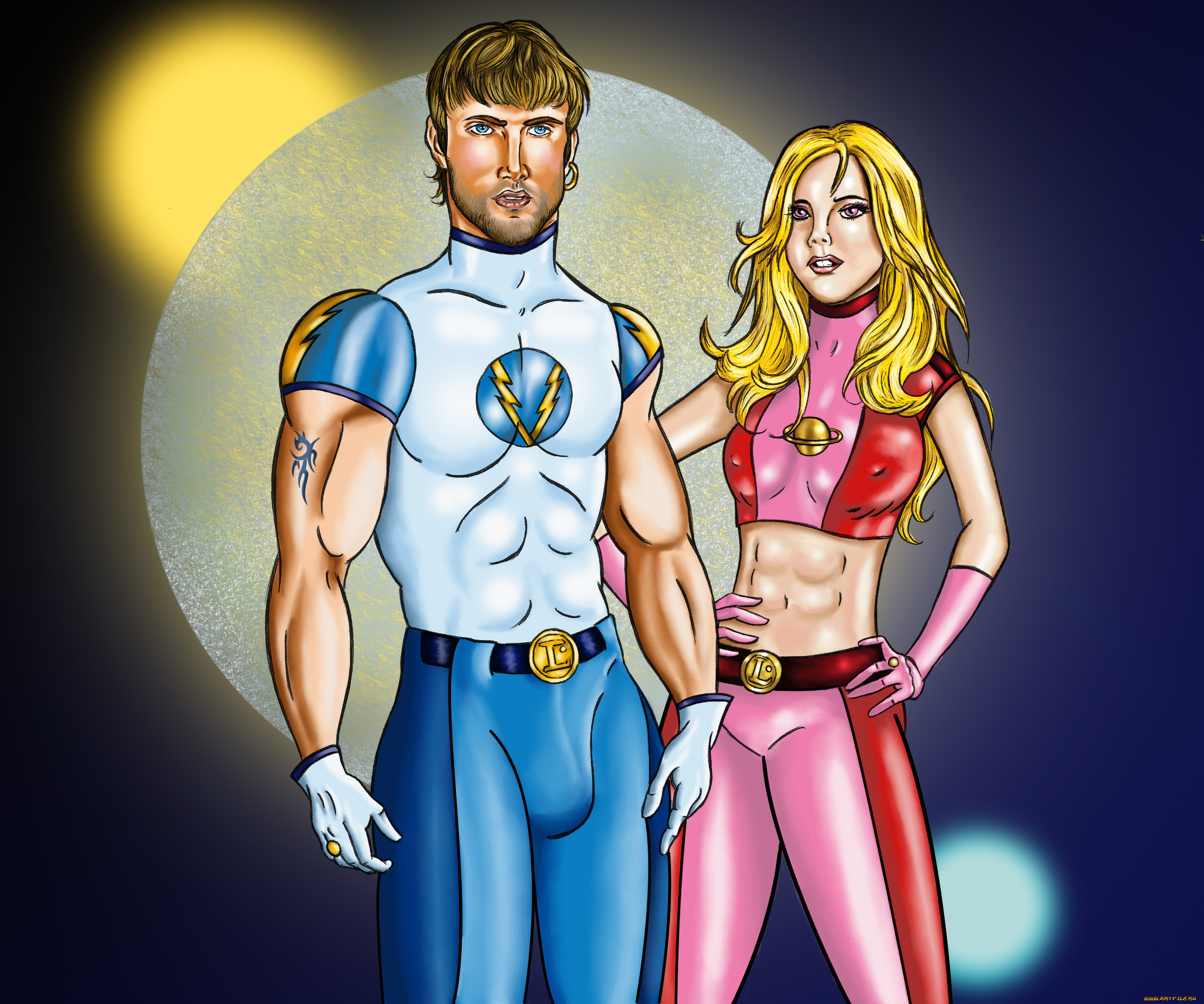 мультфильмы, unknown, разное, девушка, парень