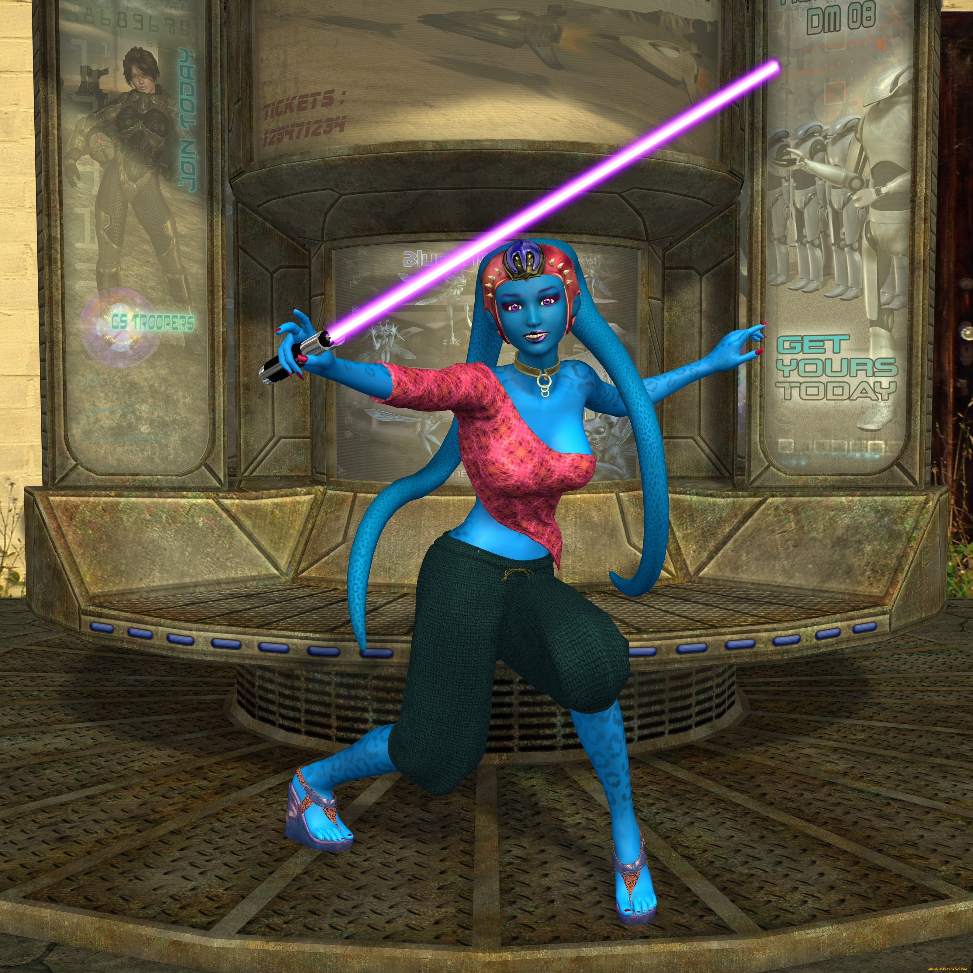 3д, графика, creatures, существа, существо