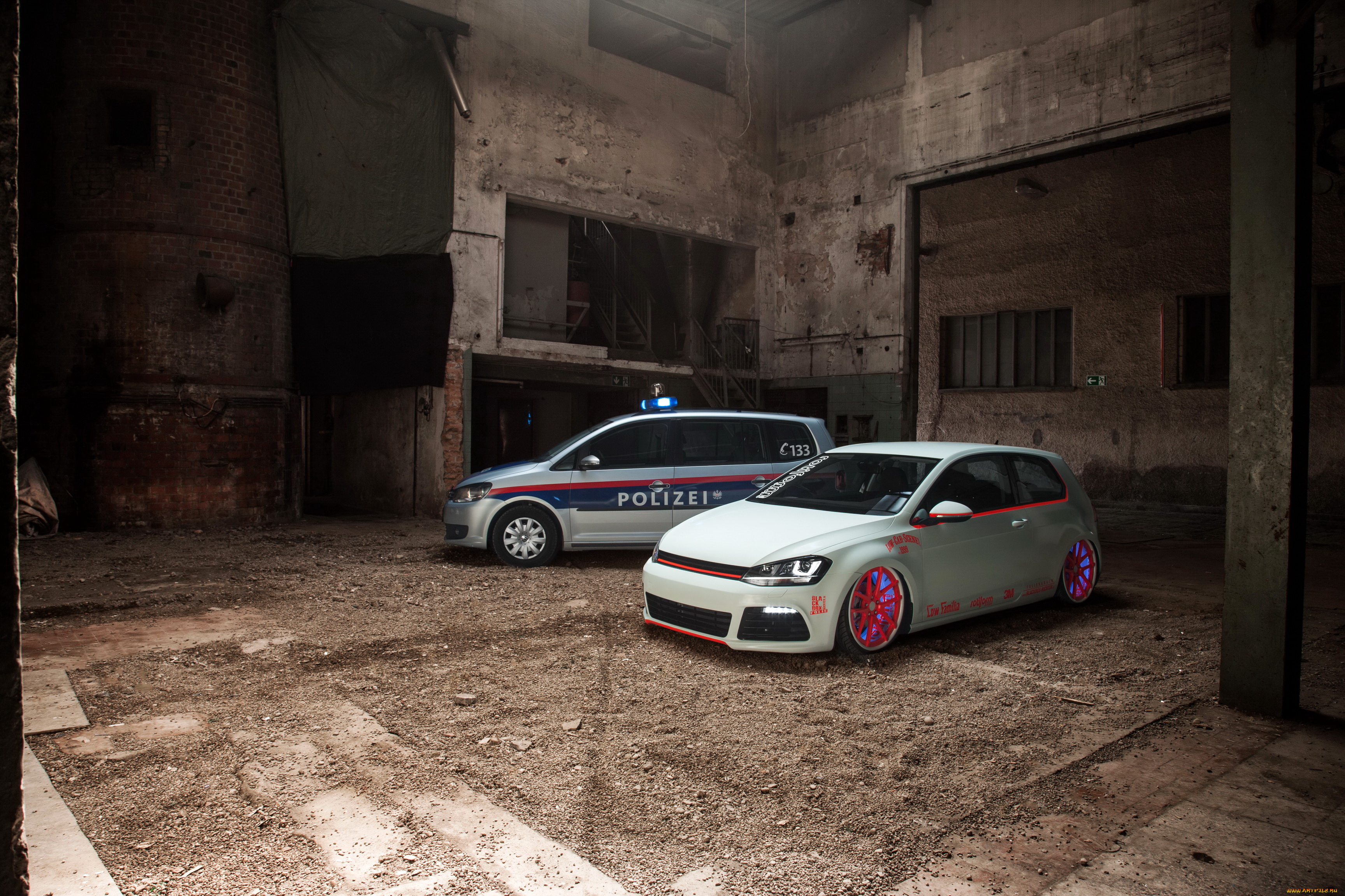 2013, volkswagen, golf, vii, light, tron, автомобили