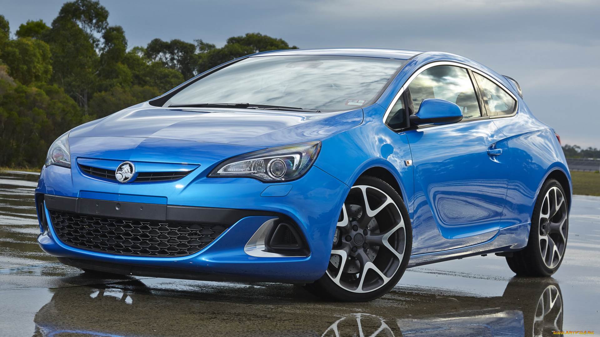 автомобили, holden, синий, 2015г, astra, vxr