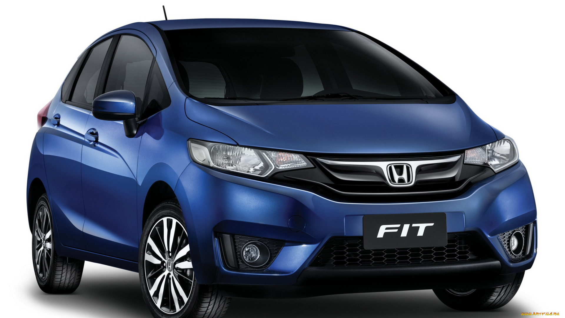 автомобили, honda, br-spec, 2014г, синий, fit