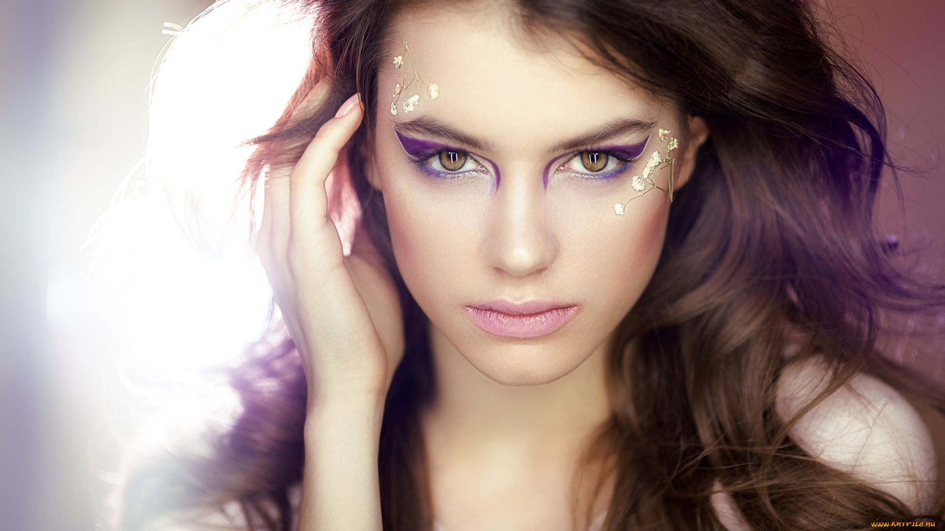 девушки, -unsort, , лица, , портреты, макияж