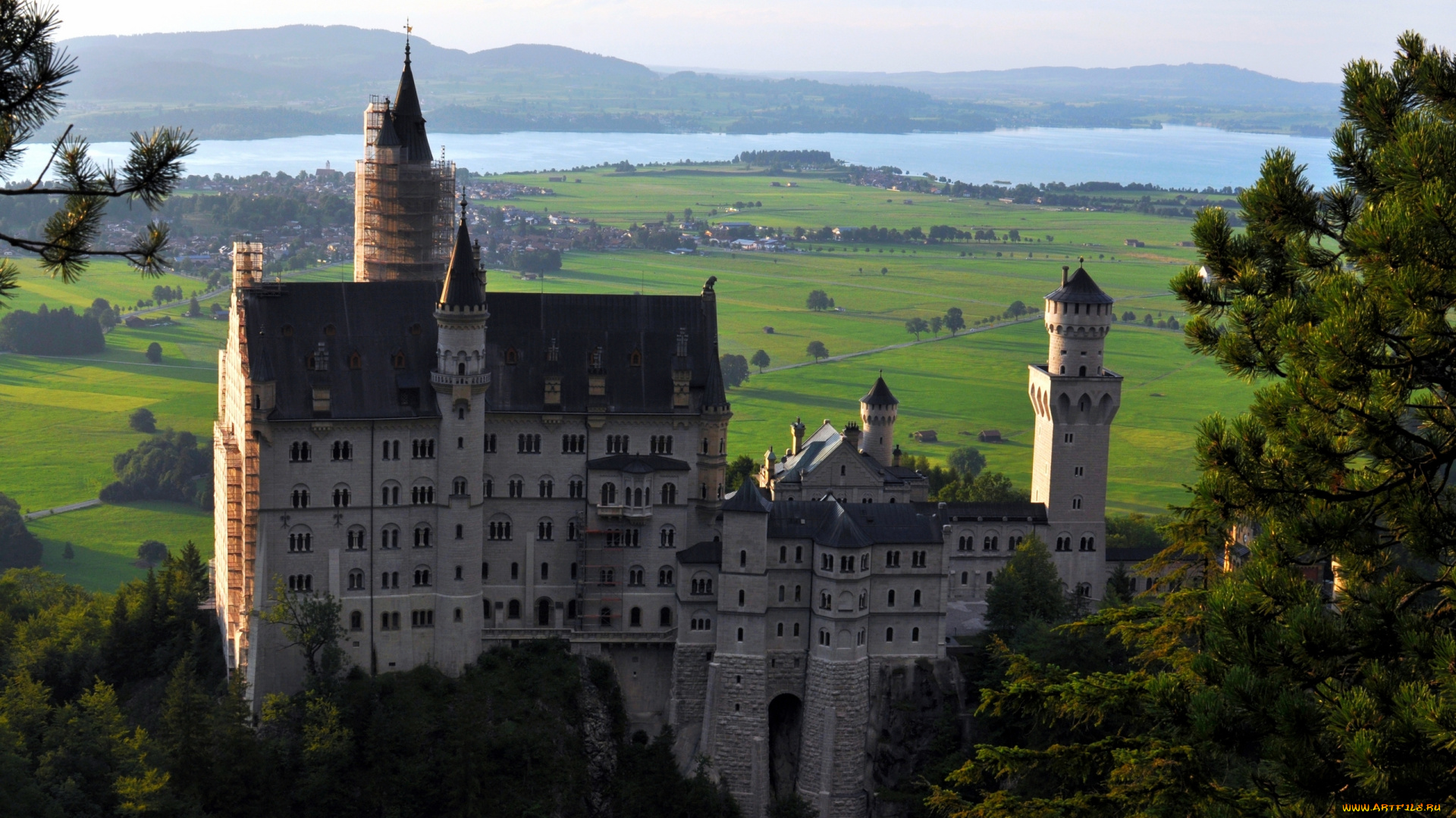 города, замок, нойшванштайн, , германия, bavaria, germany, neuschwanstein, castle