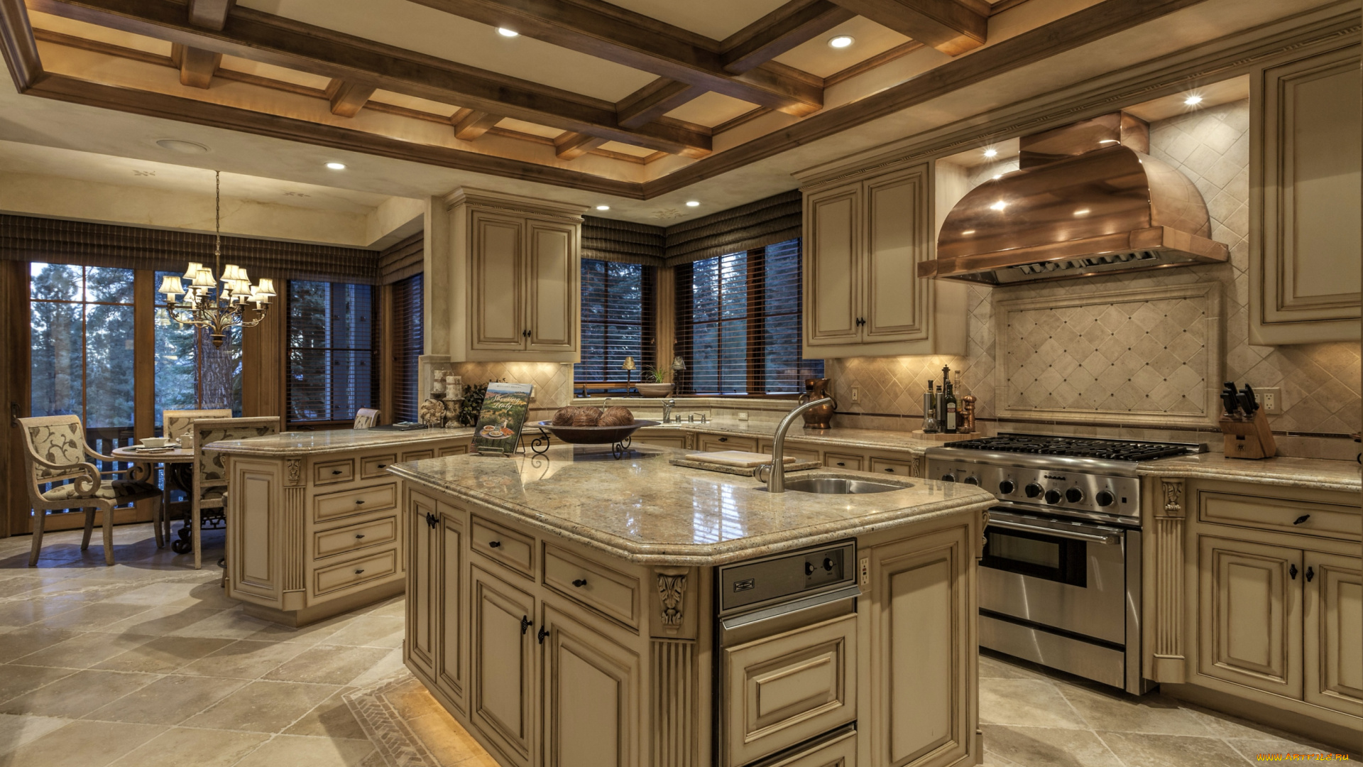 интерьер, кухня, мебель