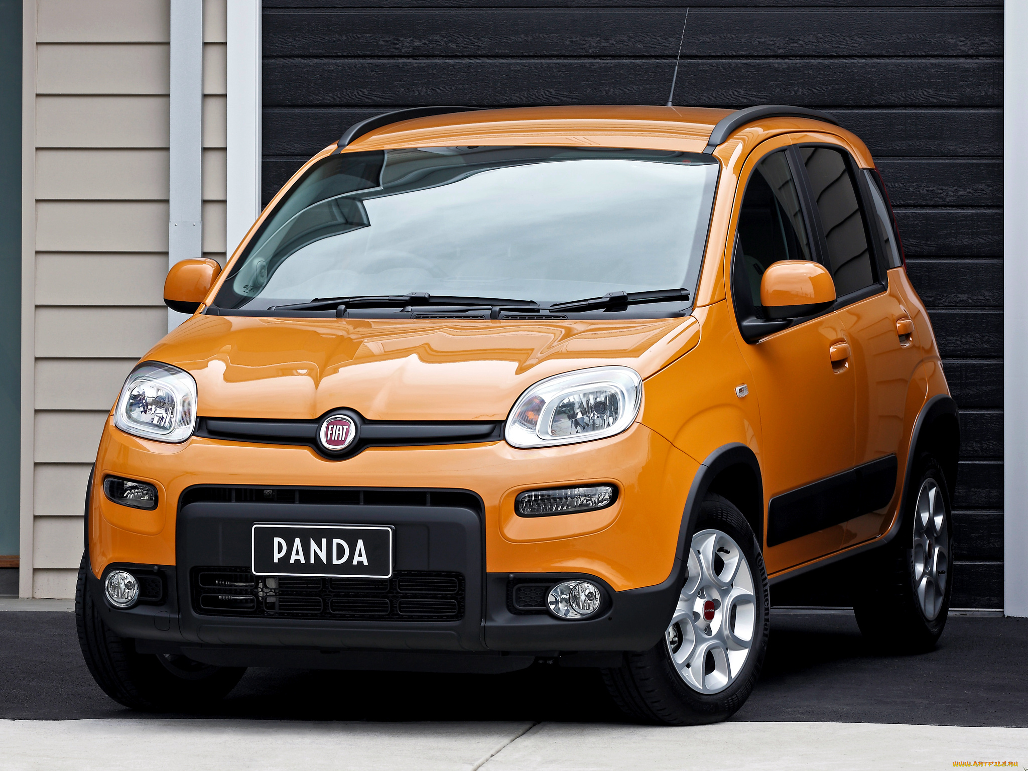 автомобили, fiat, 319, au-spec, желтый, panda, trekking, 2013