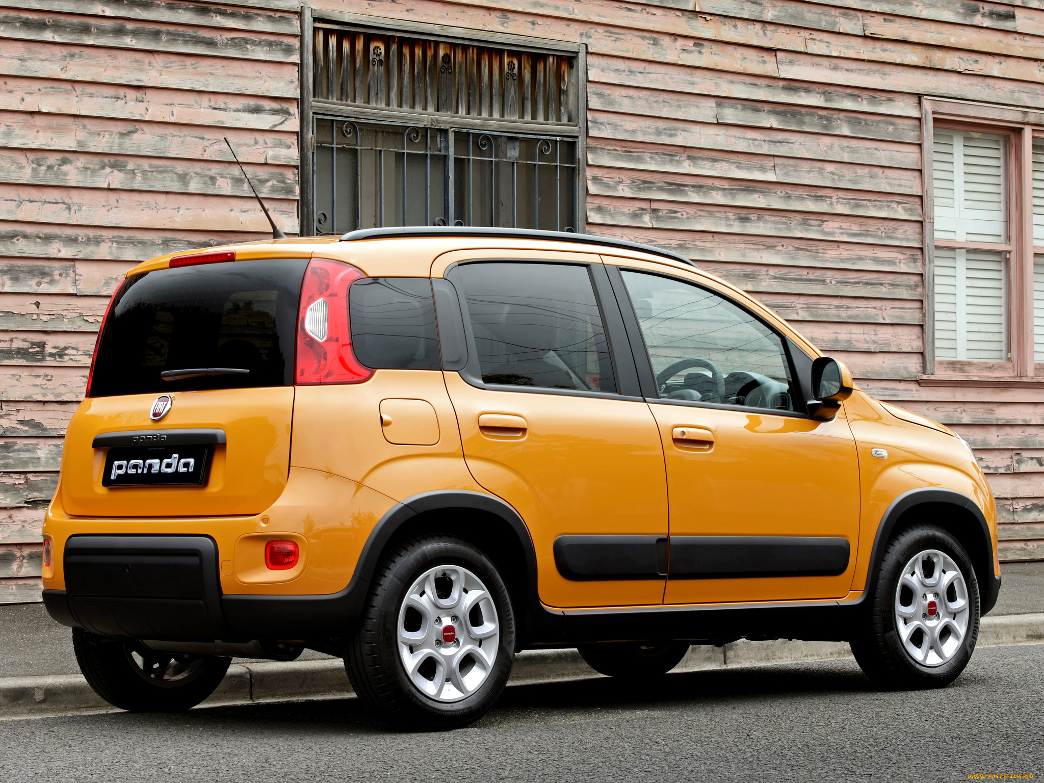 автомобили, fiat, желтый, 2013, 319, panda, trekking, au-spec