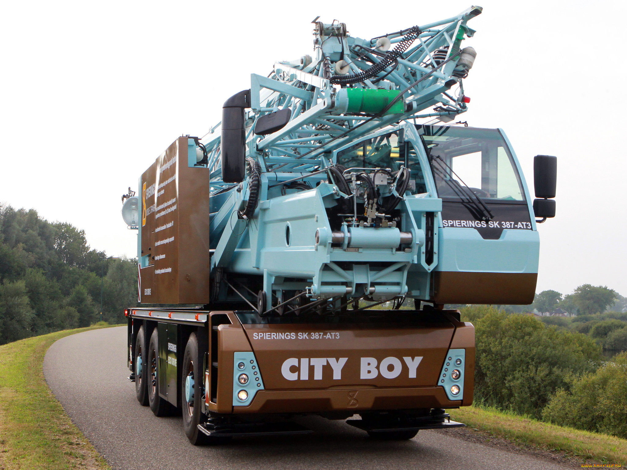 техника, краны, boy, city, sk387-at3, spierings