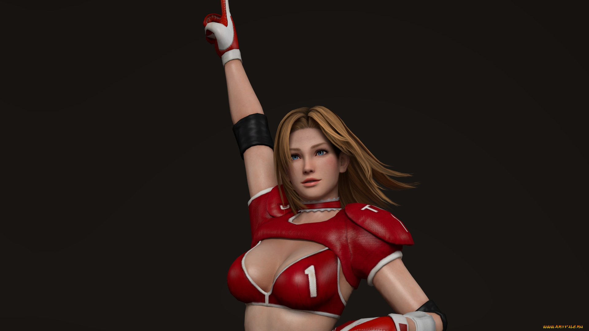 3д, графика, аниме, , anime, фон, взгляд, девушка