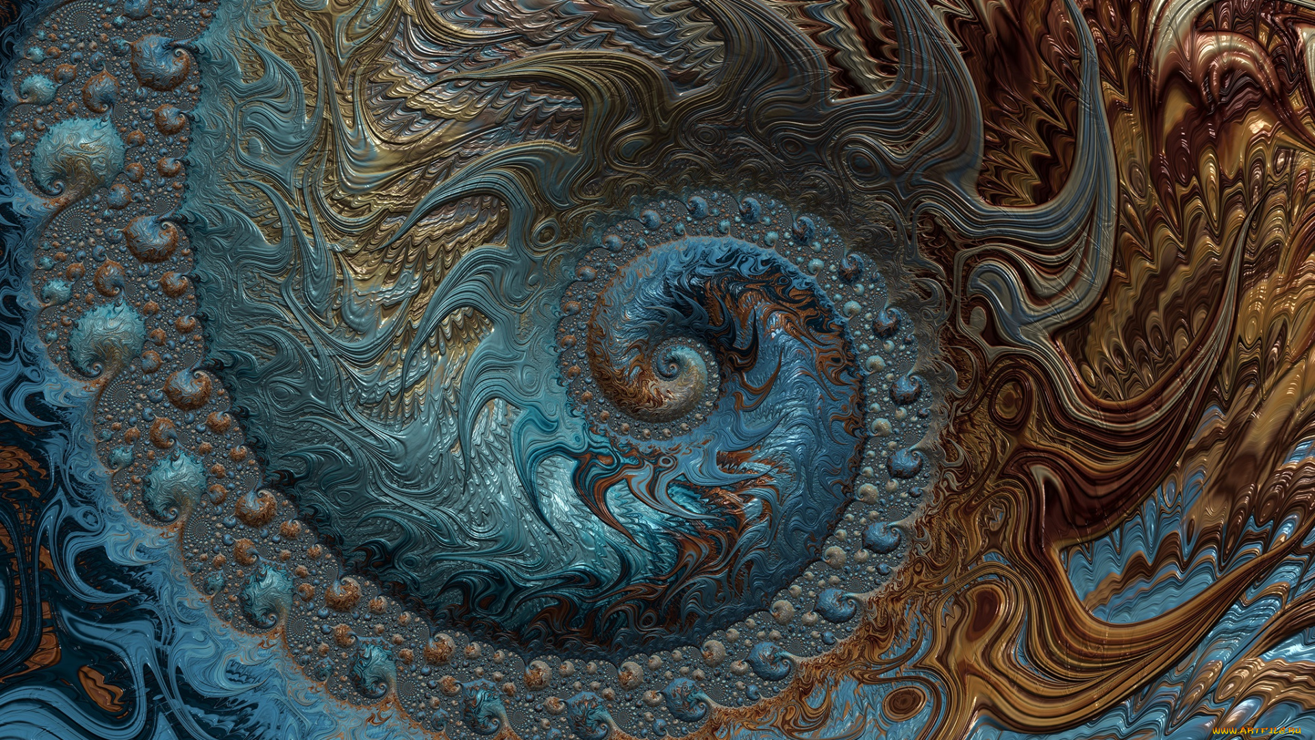 3д, графика, фракталы, , fractal, цвета, фон, узор