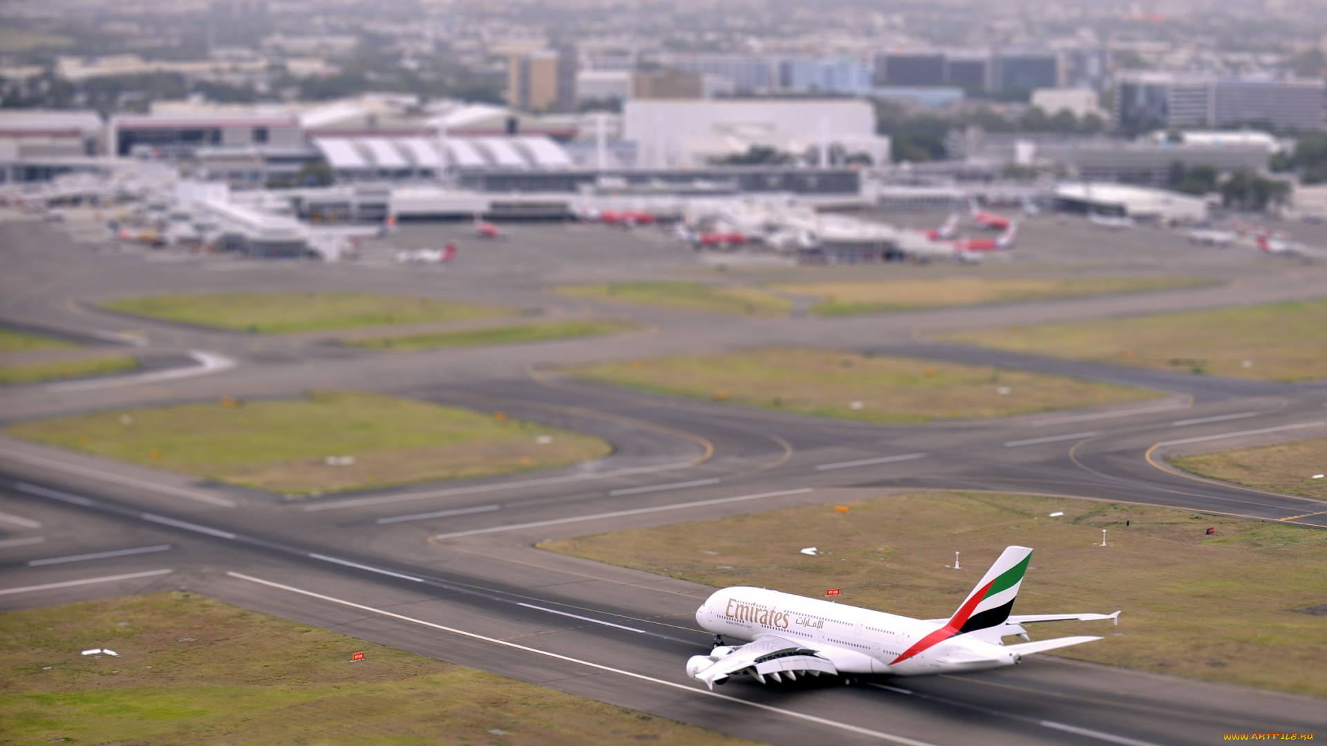 авиация, авиационный, пейзаж, креатив, рулёжка