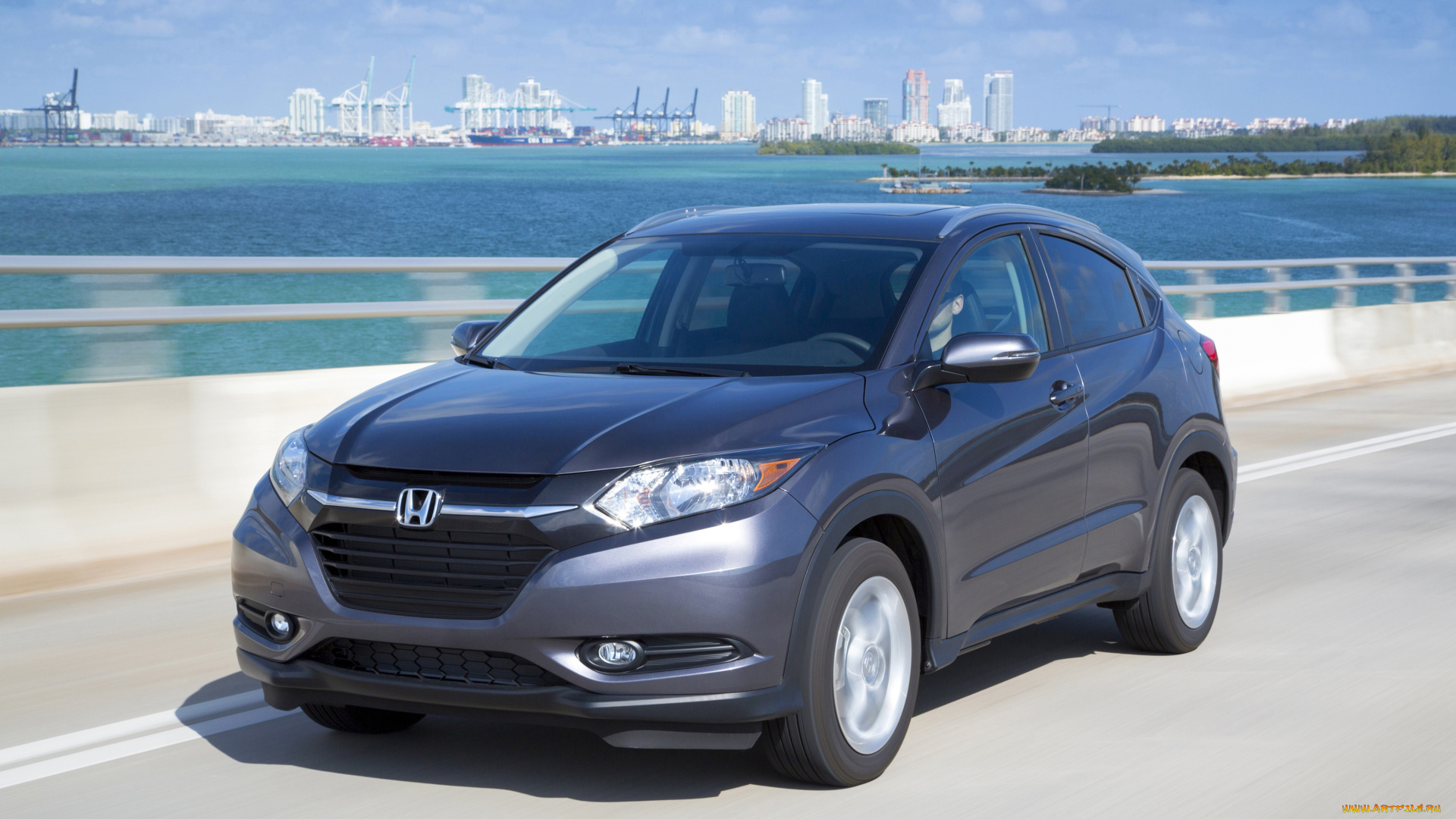 автомобили, honda, us-spec, 2016г, hr-v, темный
