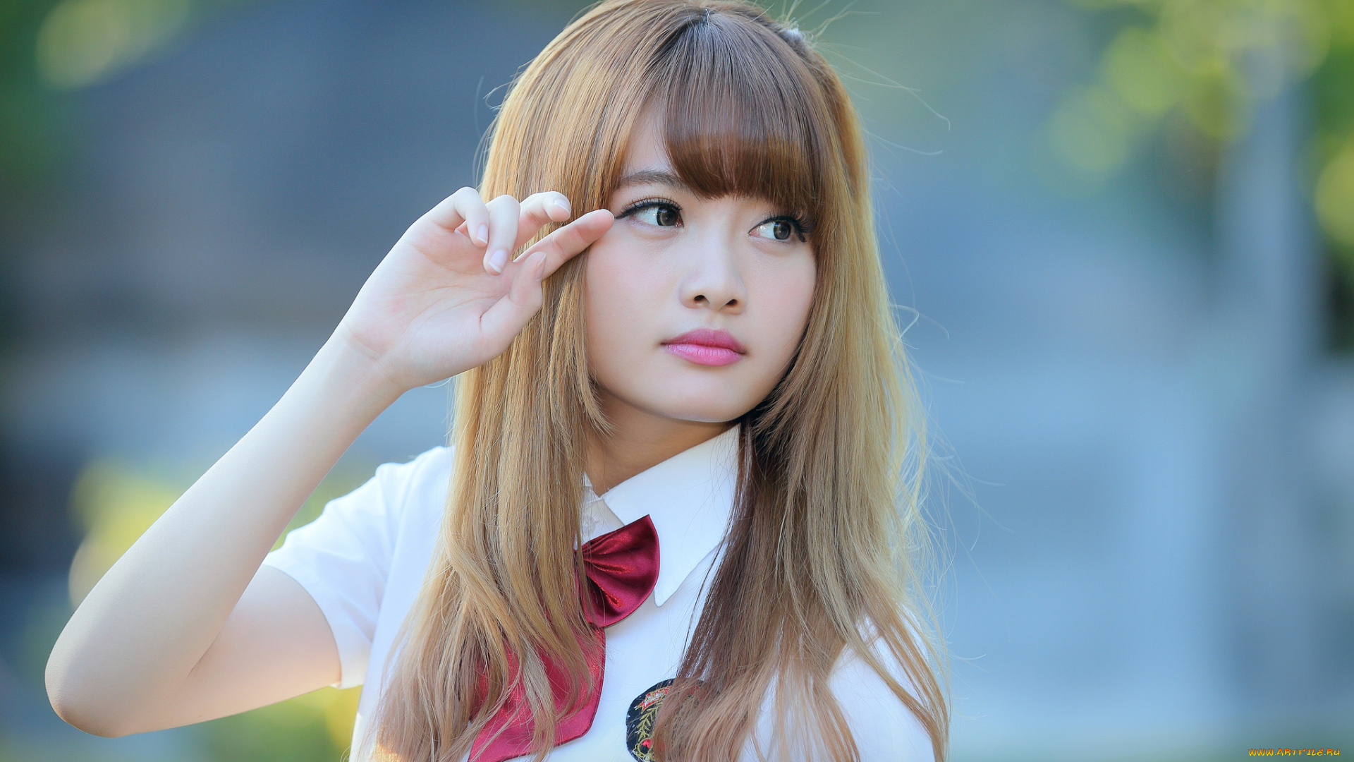 девушки, -unsort, , азиатки, лицо, волосы, азиатка, взгляд, девушка, глаза