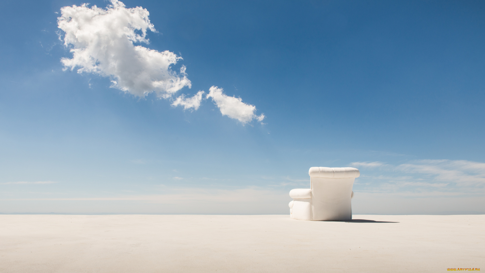 разное, -, другое, песок, пустыня, облако, небо, кресло