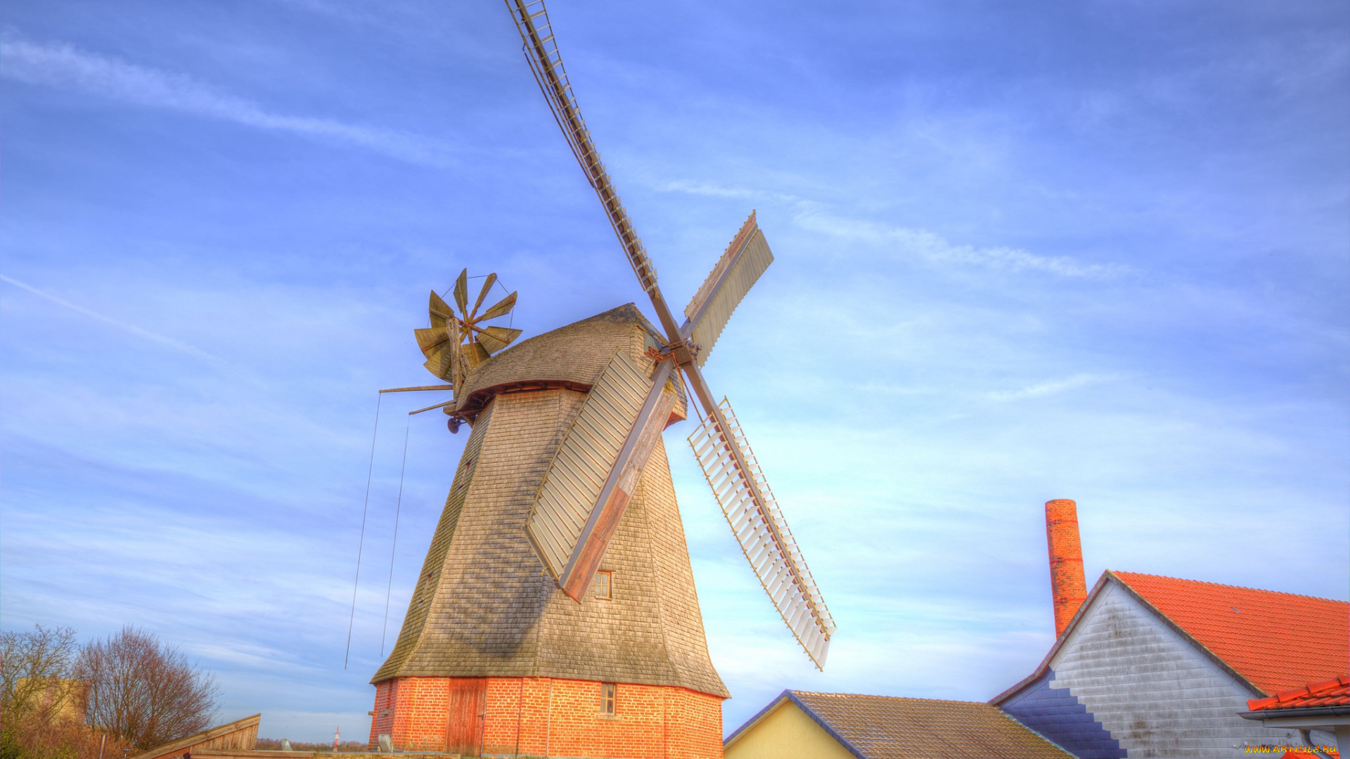 разное, мельницы, ветряк, мельница