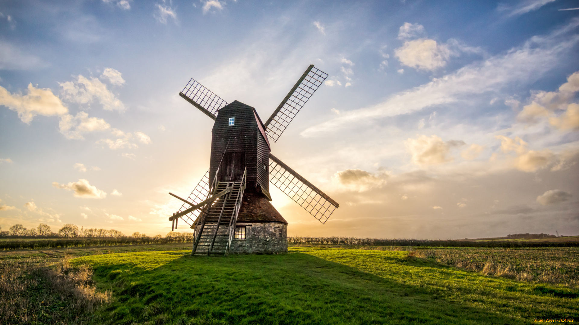 разное, мельницы, ветряк, мельница