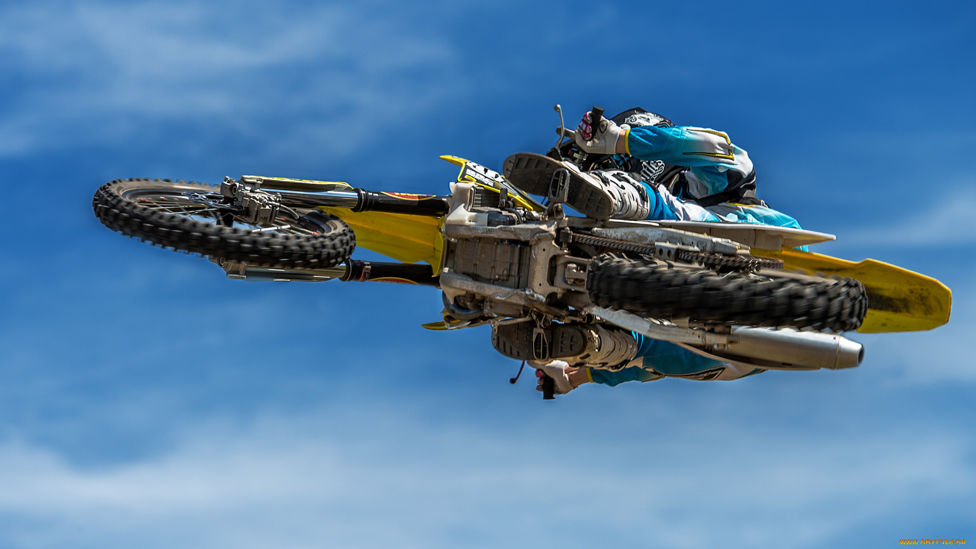 спорт, мотоспорт, байк, прыжок, гонщик