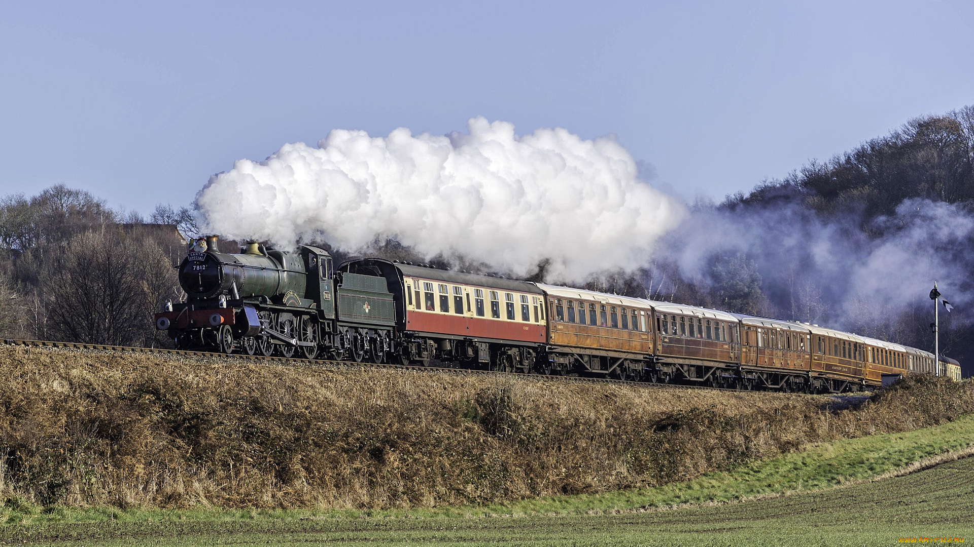 техника, паровозы, паровоз, рельсы, дорога, железная