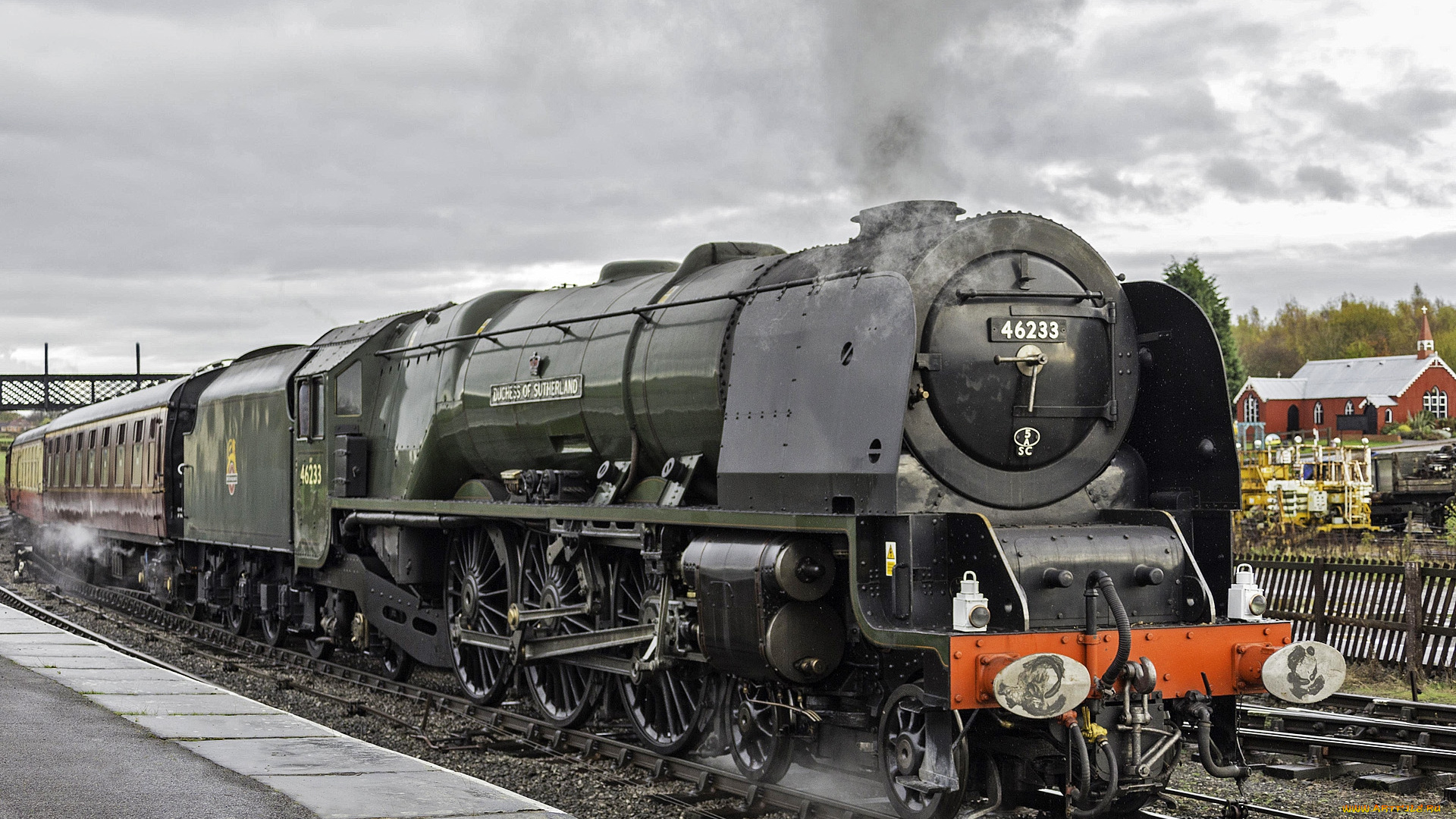 техника, паровозы, паровоз, рельсы, железная, дорога