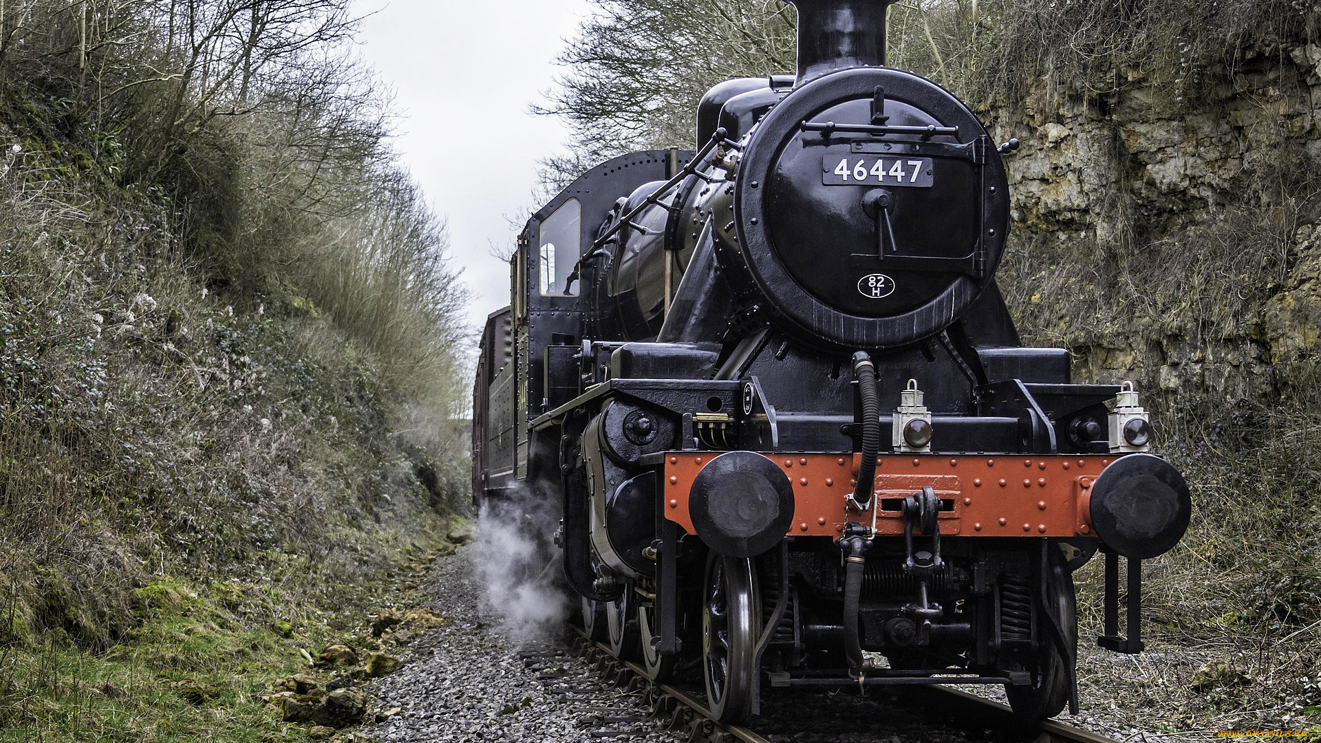 техника, паровозы, железная, дорога, рельсы, паровоз