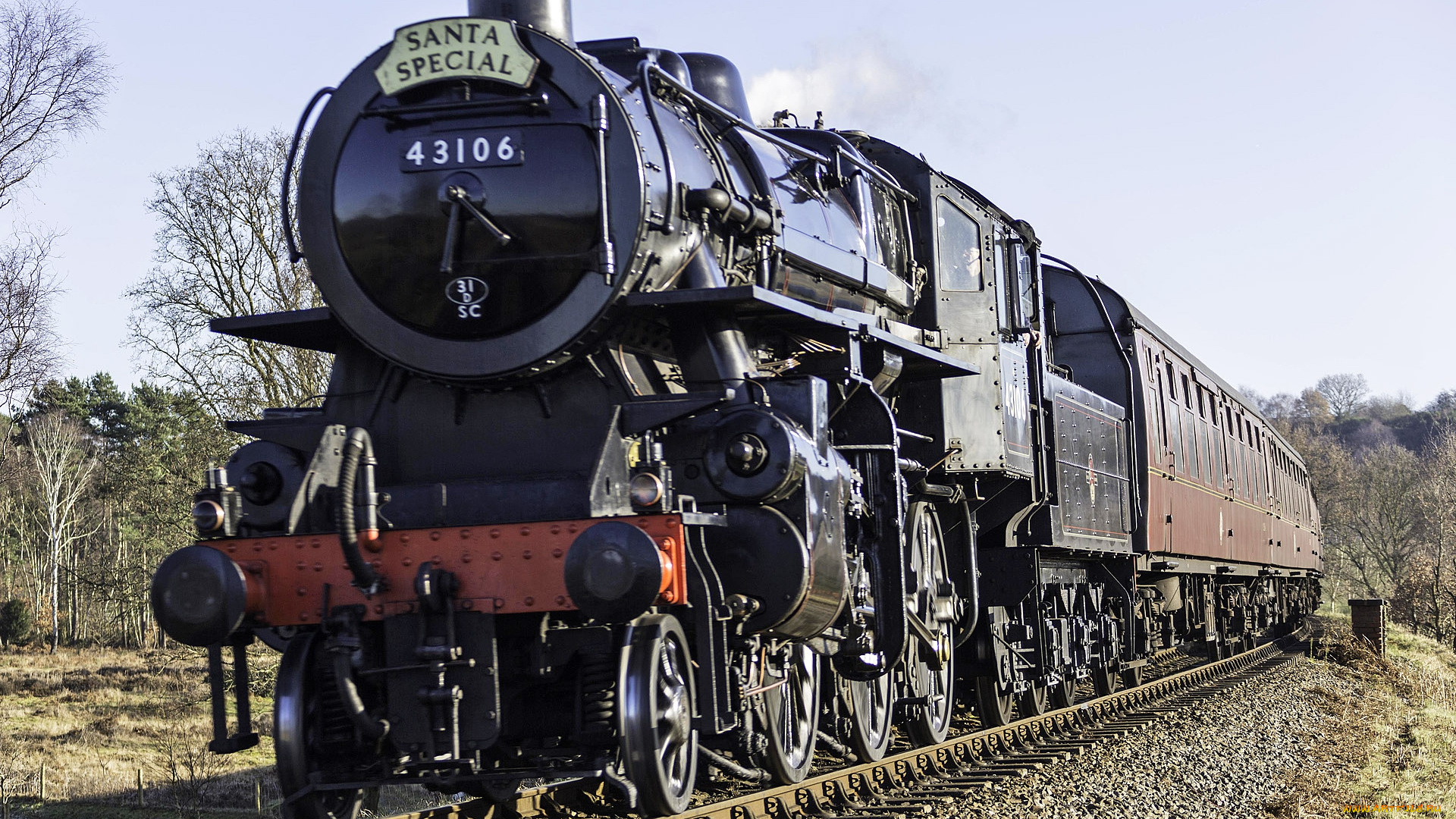 техника, паровозы, железная, дорога, рельсы, паровоз