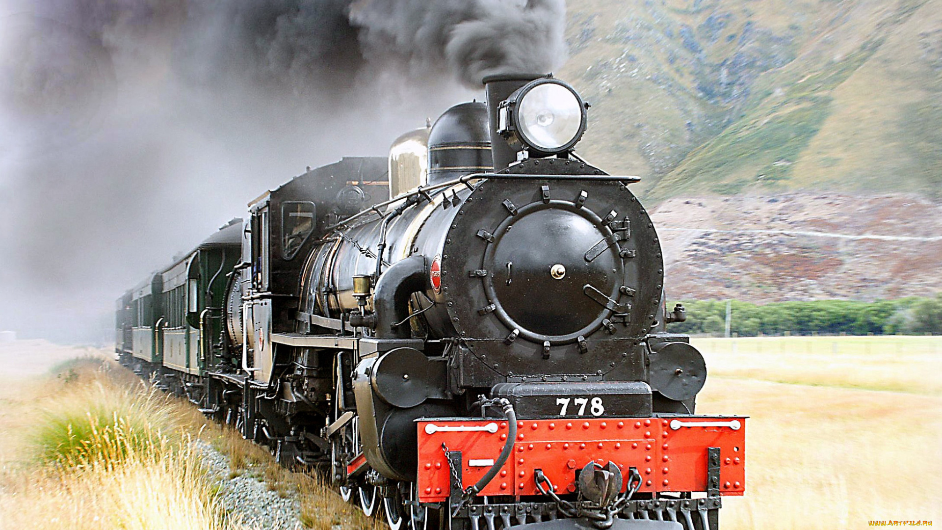 техника, паровозы, железная, дорога, рельсы, паровоз