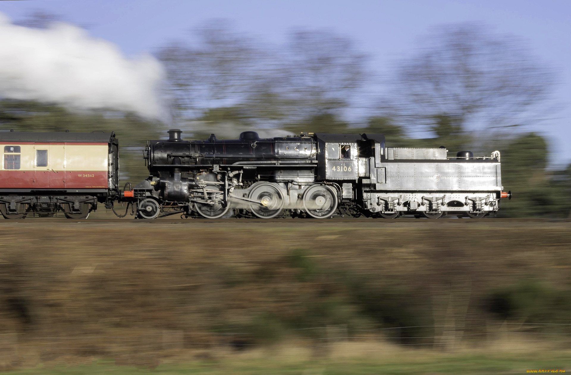 техника, паровозы, паровоз, рельсы, железная, дорога